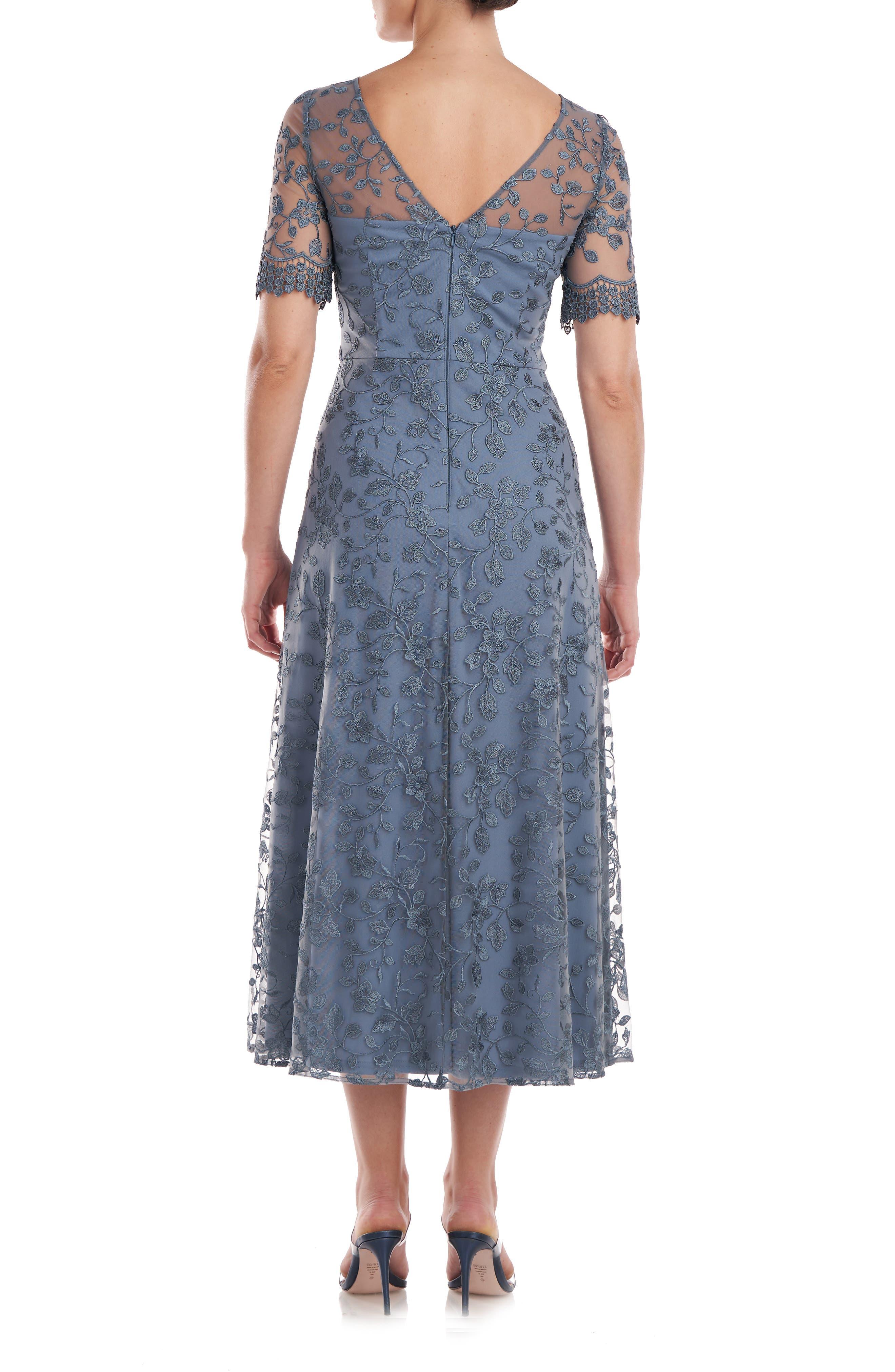 Js collections floral outlet embroidered dress