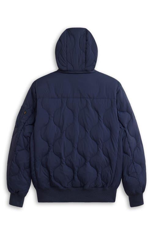 Alpha Industries Lightweight Quilted Water Resistant Down Jacket in Blue for Men Lyst