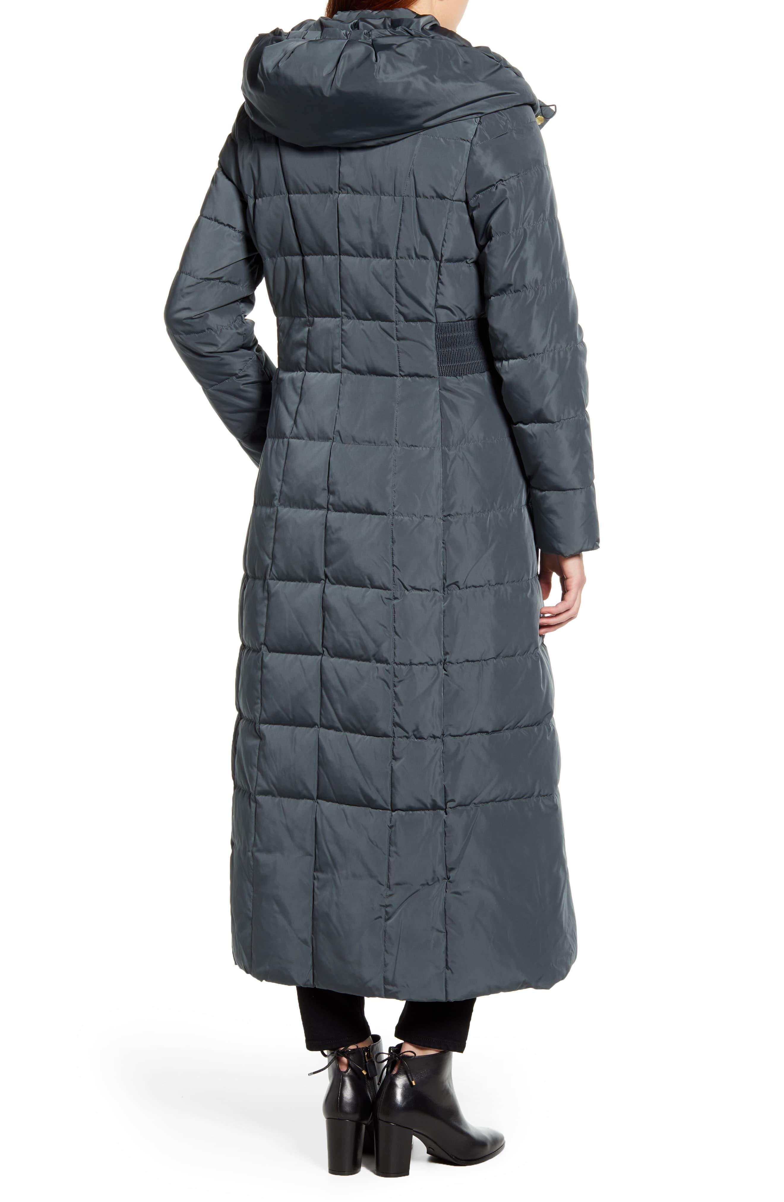 cole haan quilted coat with inner bib