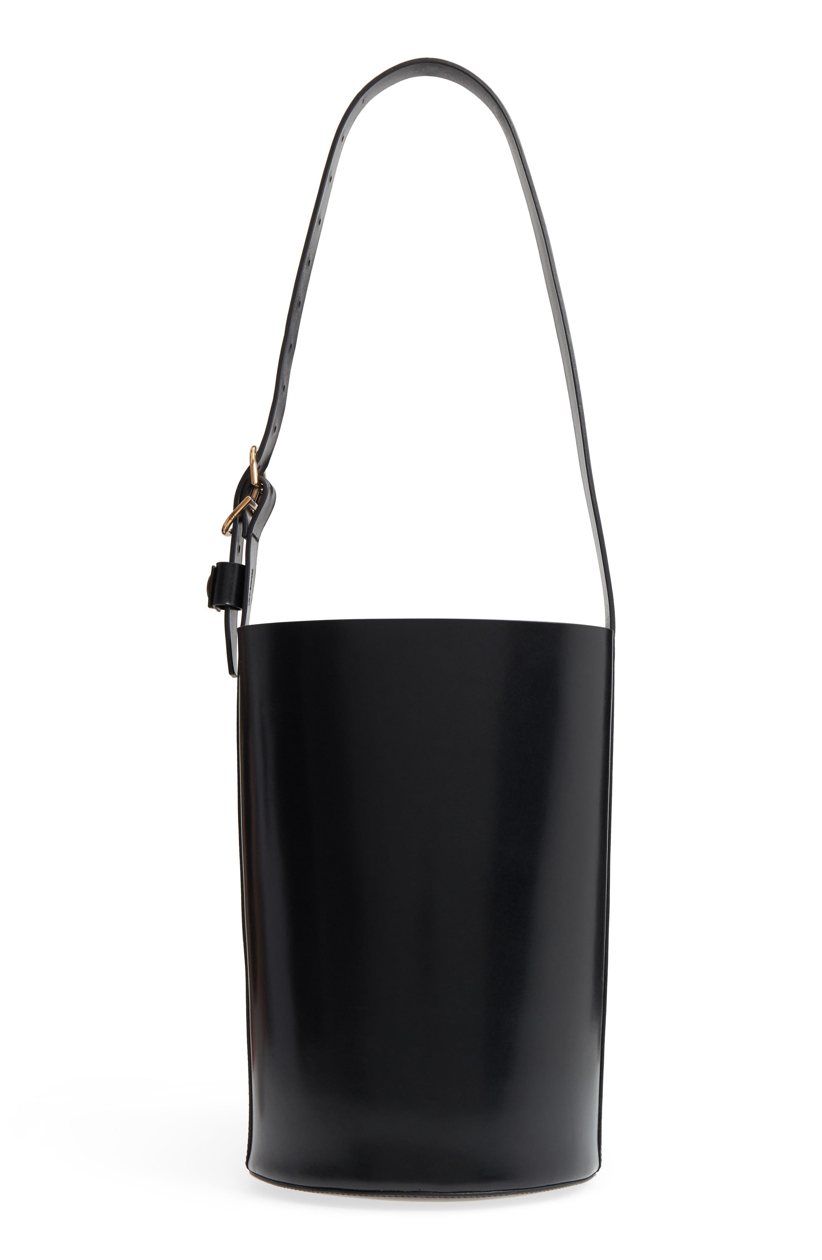trademark bucket bag