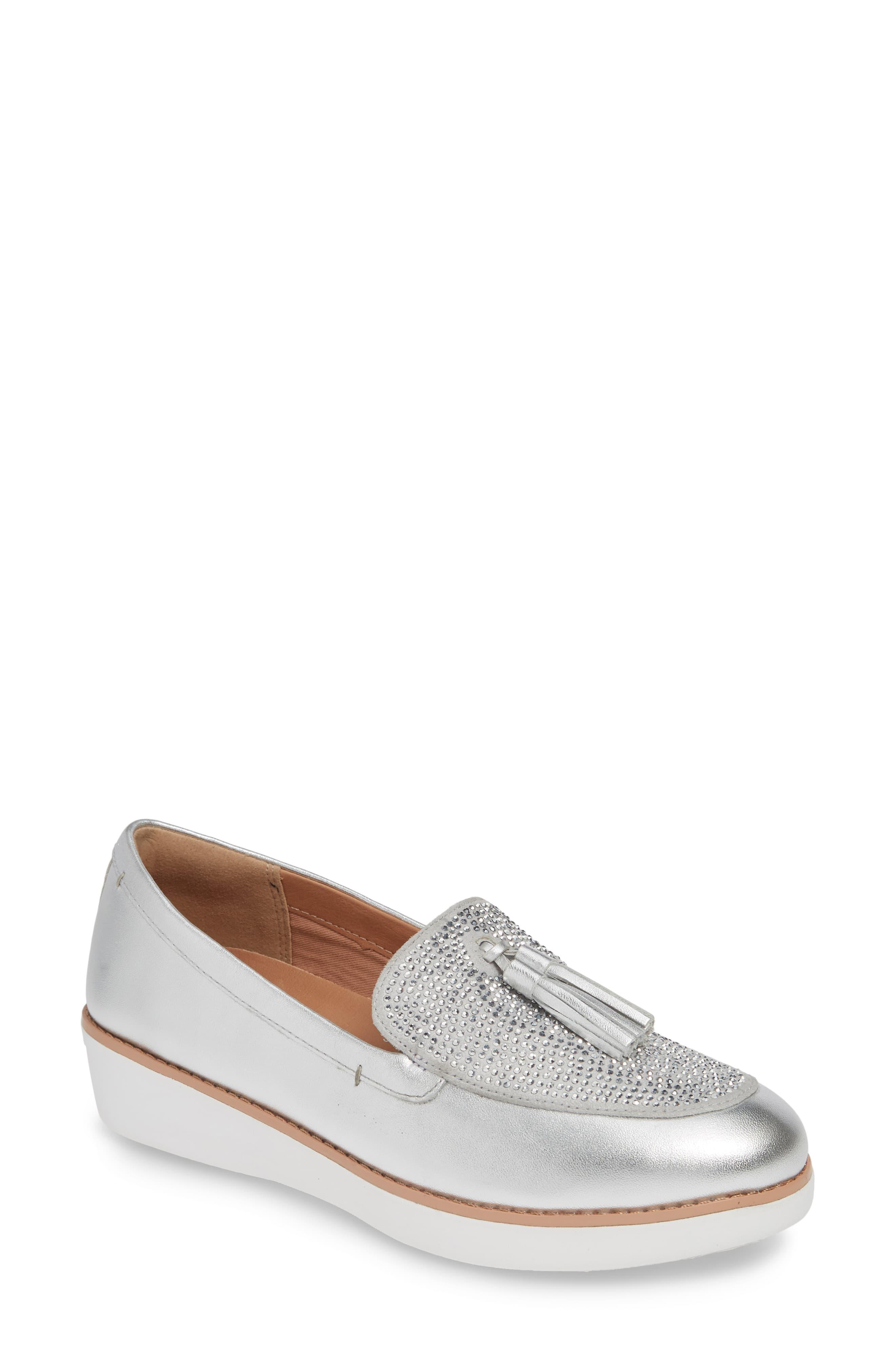 Fitflop petrina store crystallized loafers