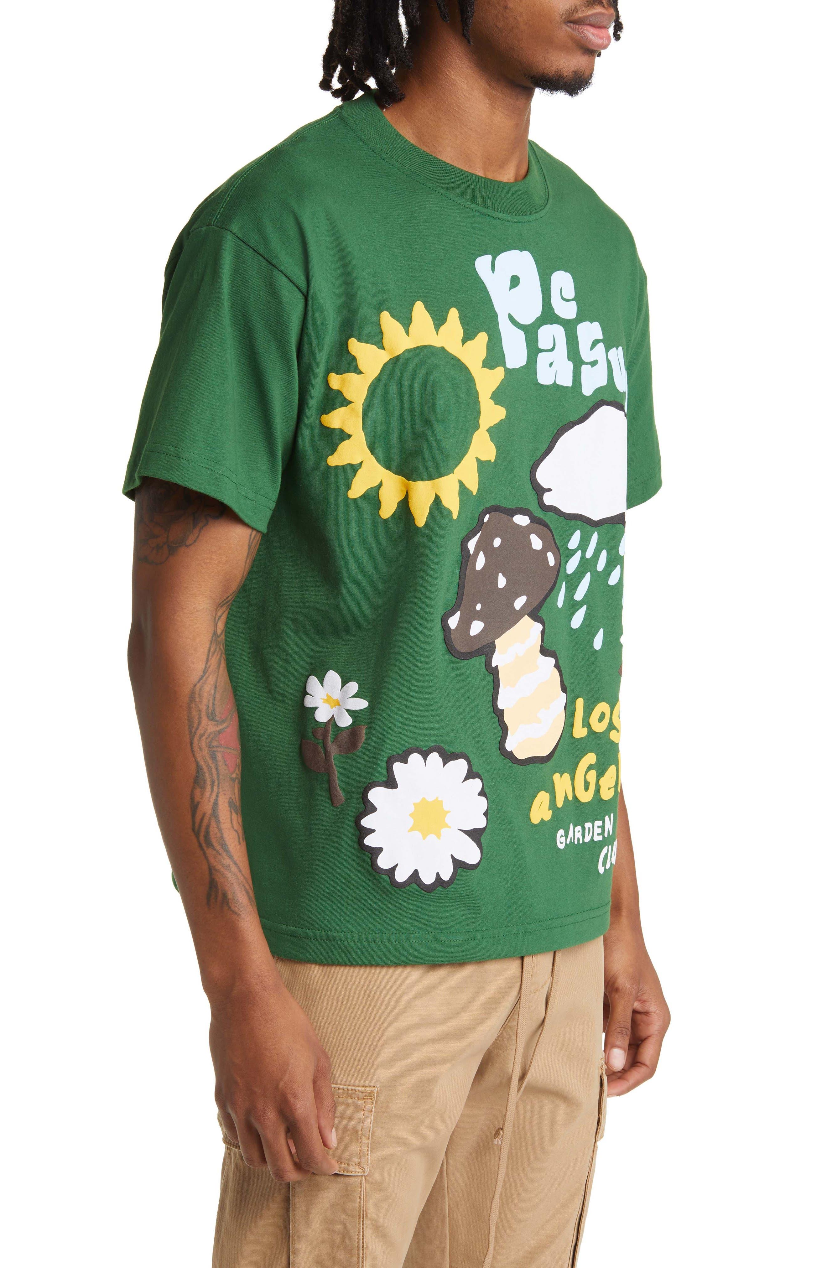 PacSun Flower Market Graphic T-shirt in Green for Men