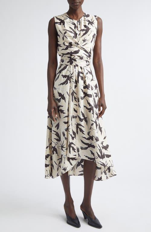 dress sneakers mens Milla Women's Strapless Midi Dress With A Flower Print main image 0
