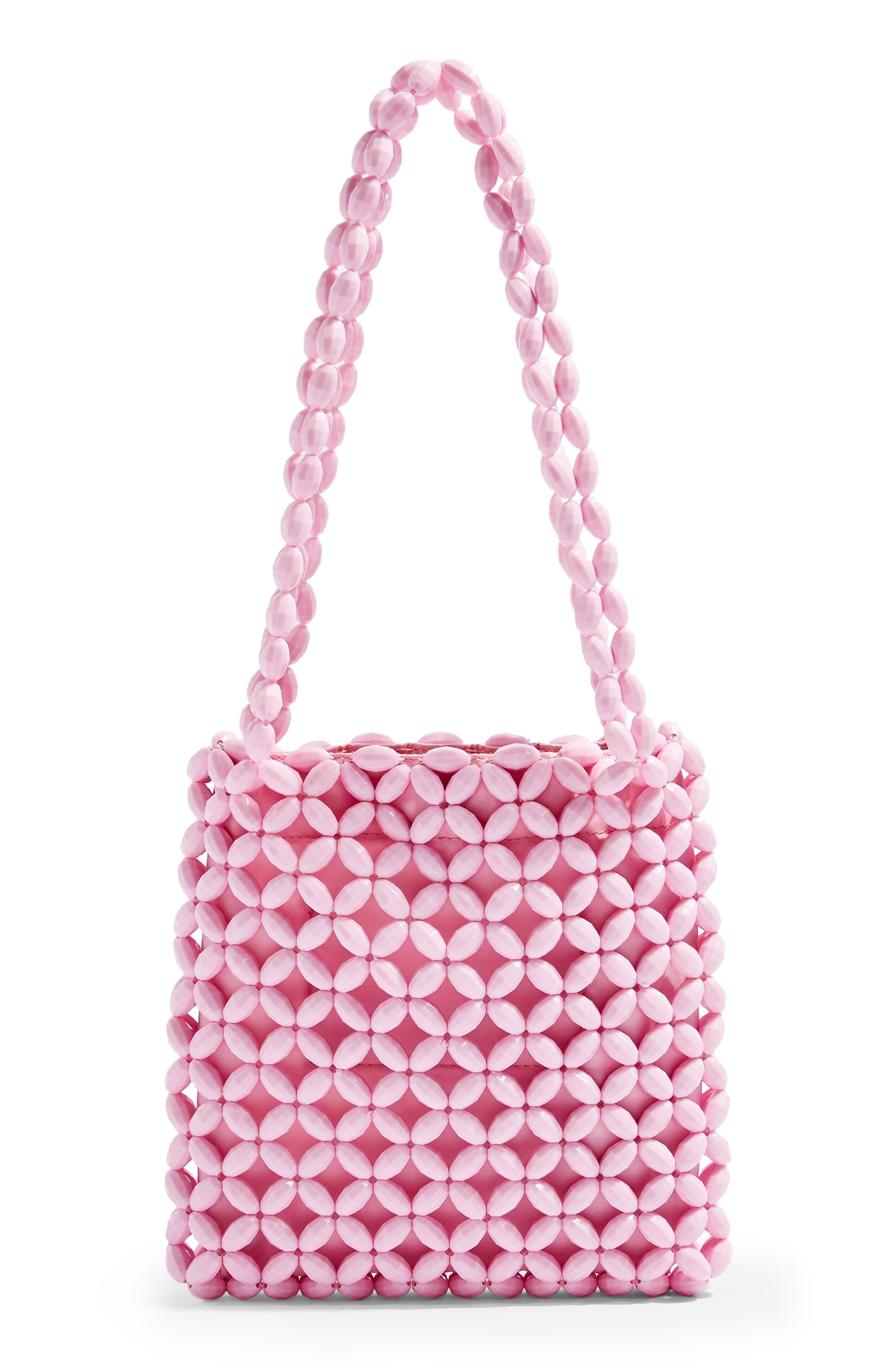 beaded tote bag