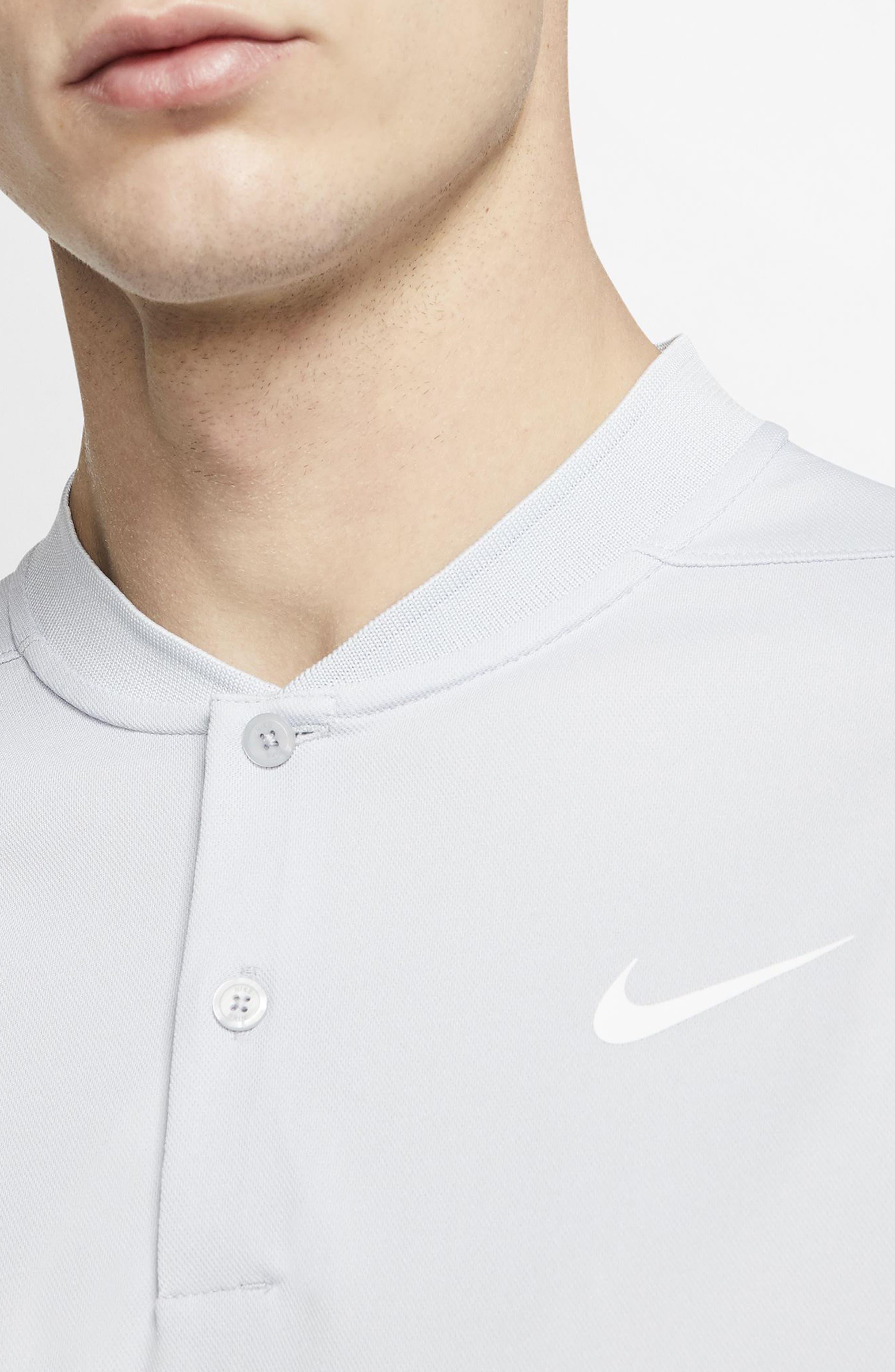 Nike Golf Dri-fit Victory Blade Collar Polo in White for Men | Lyst