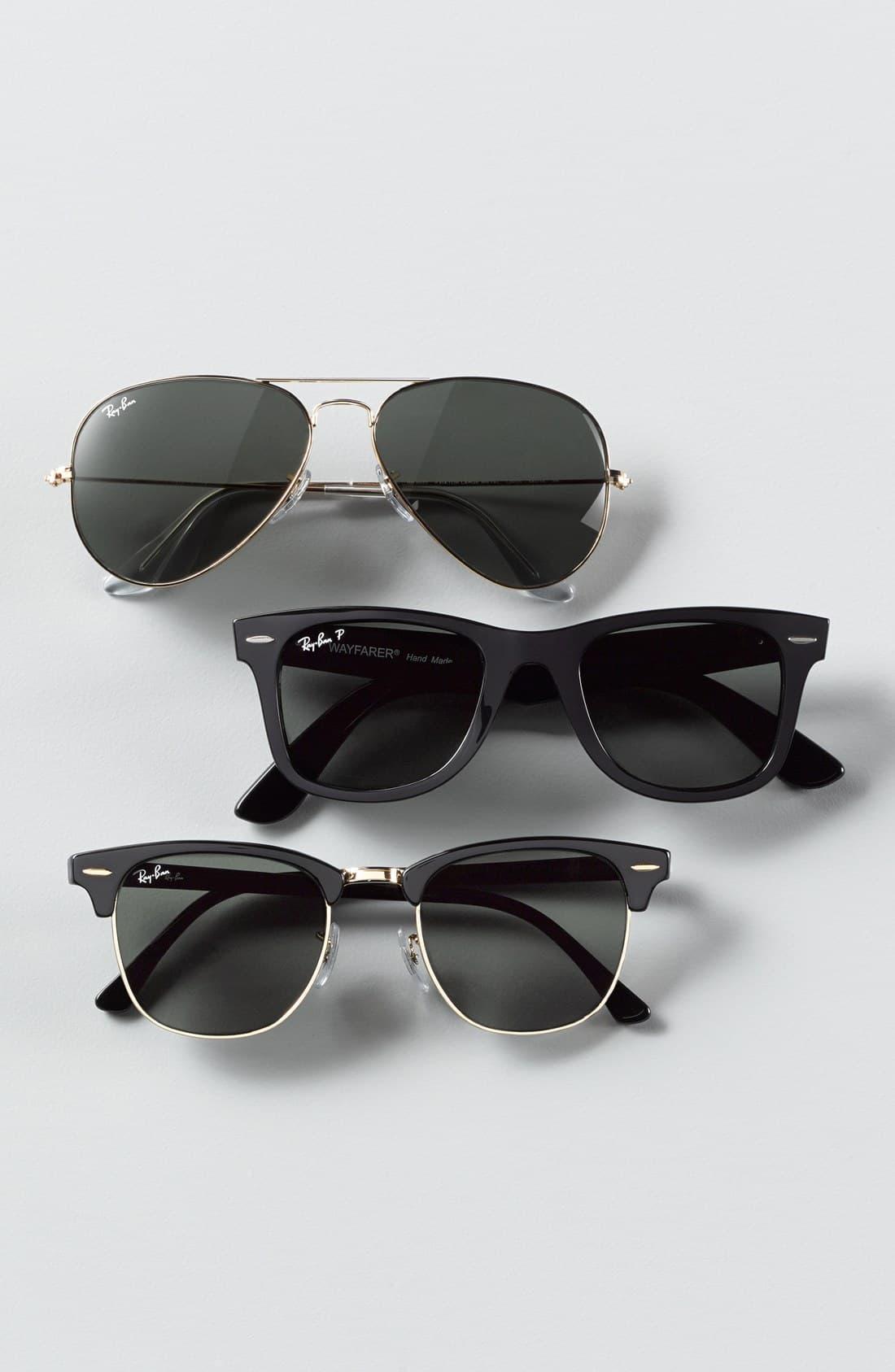 Ray Ban Classic Wayfarer 50mm Polarized Sunglasses In Black Green P Black For Men Lyst Ray Ban Classic Wayfarer 50mm Polarized Sunglasses In Black Green P Black For Men Lyst
