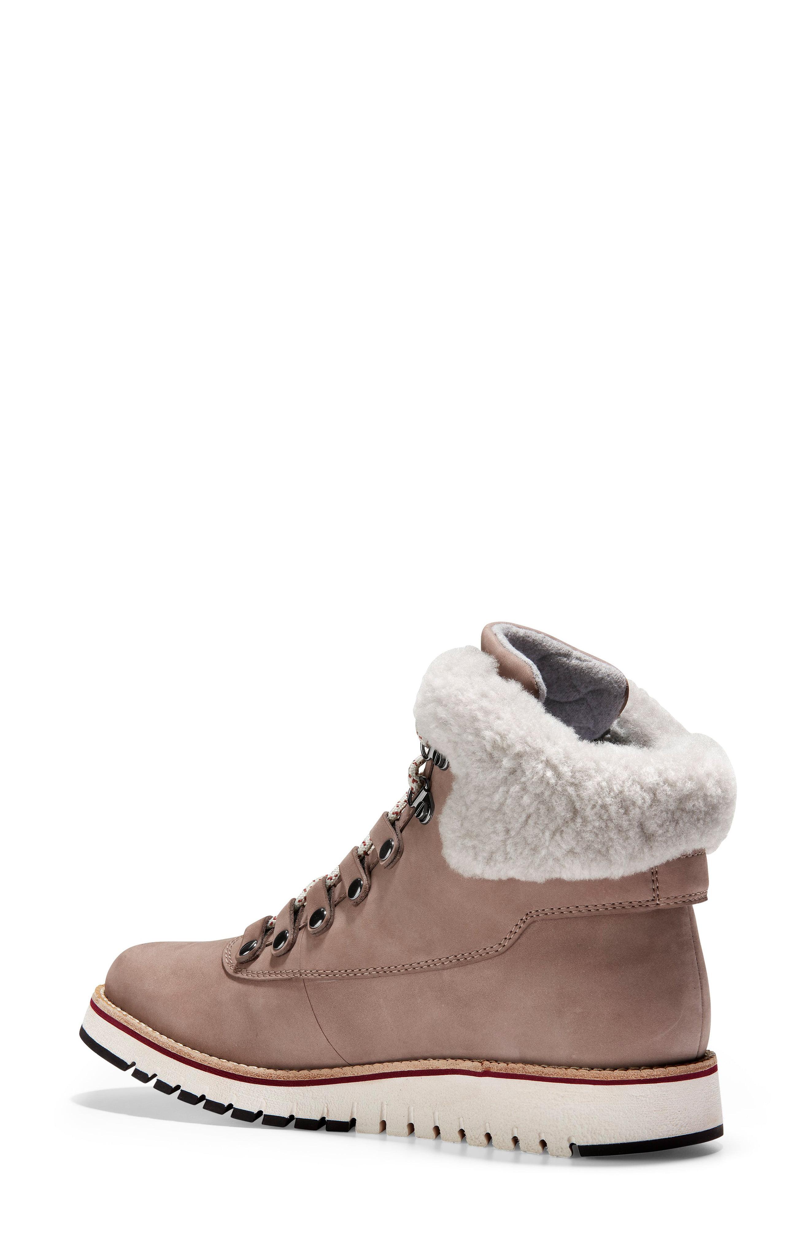 grandexpløre genuine shearling trim waterproof hiker boot