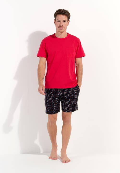 Hom Charli Short Sleepwear in Red for Men Lyst