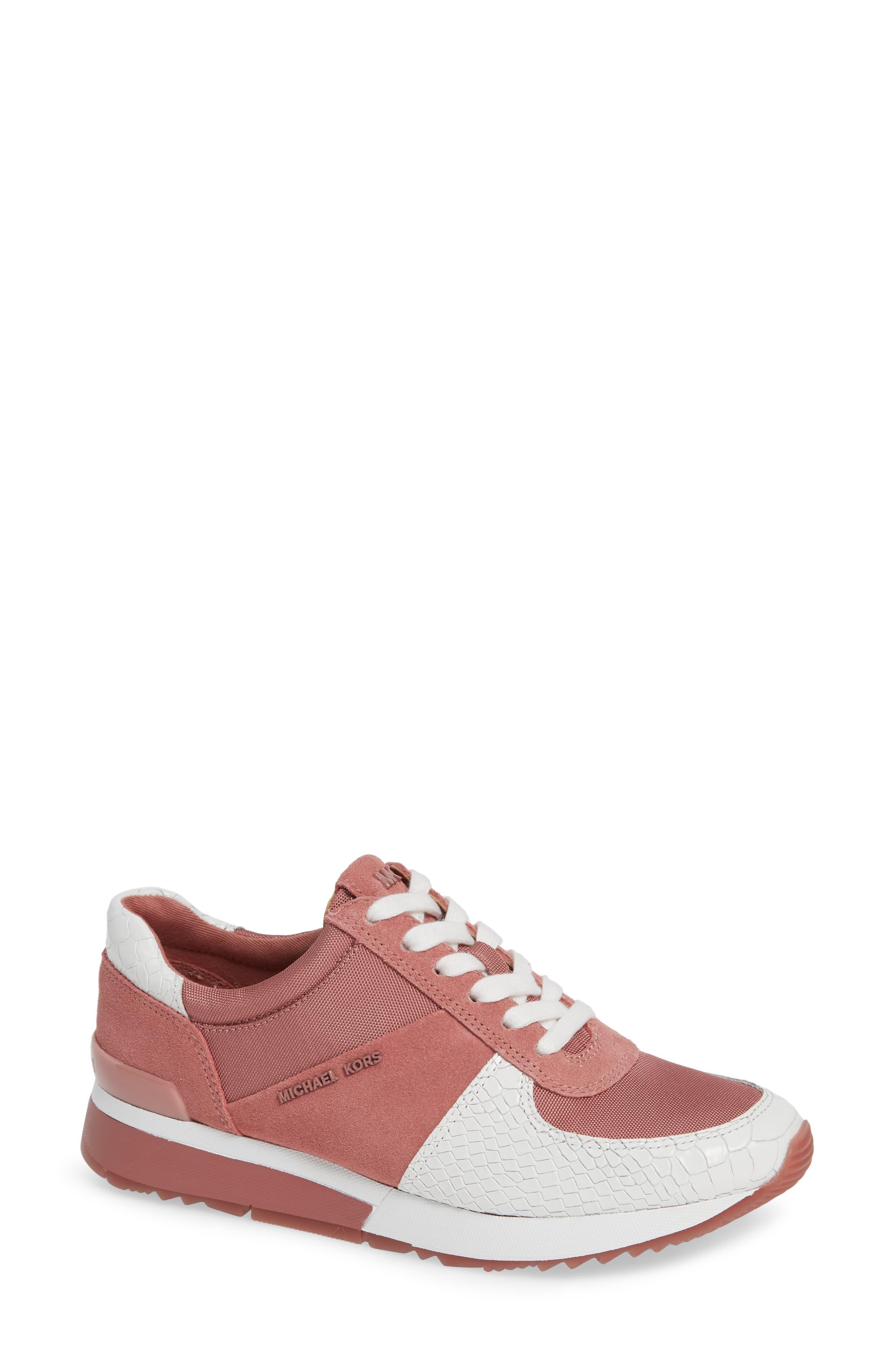 michael kors allie trainer sneakers pink