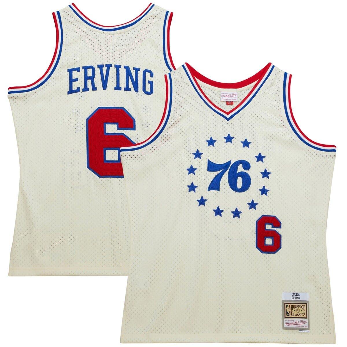 Swingman Julius Erving Philadelphia 76ers 1976-77 Jersey