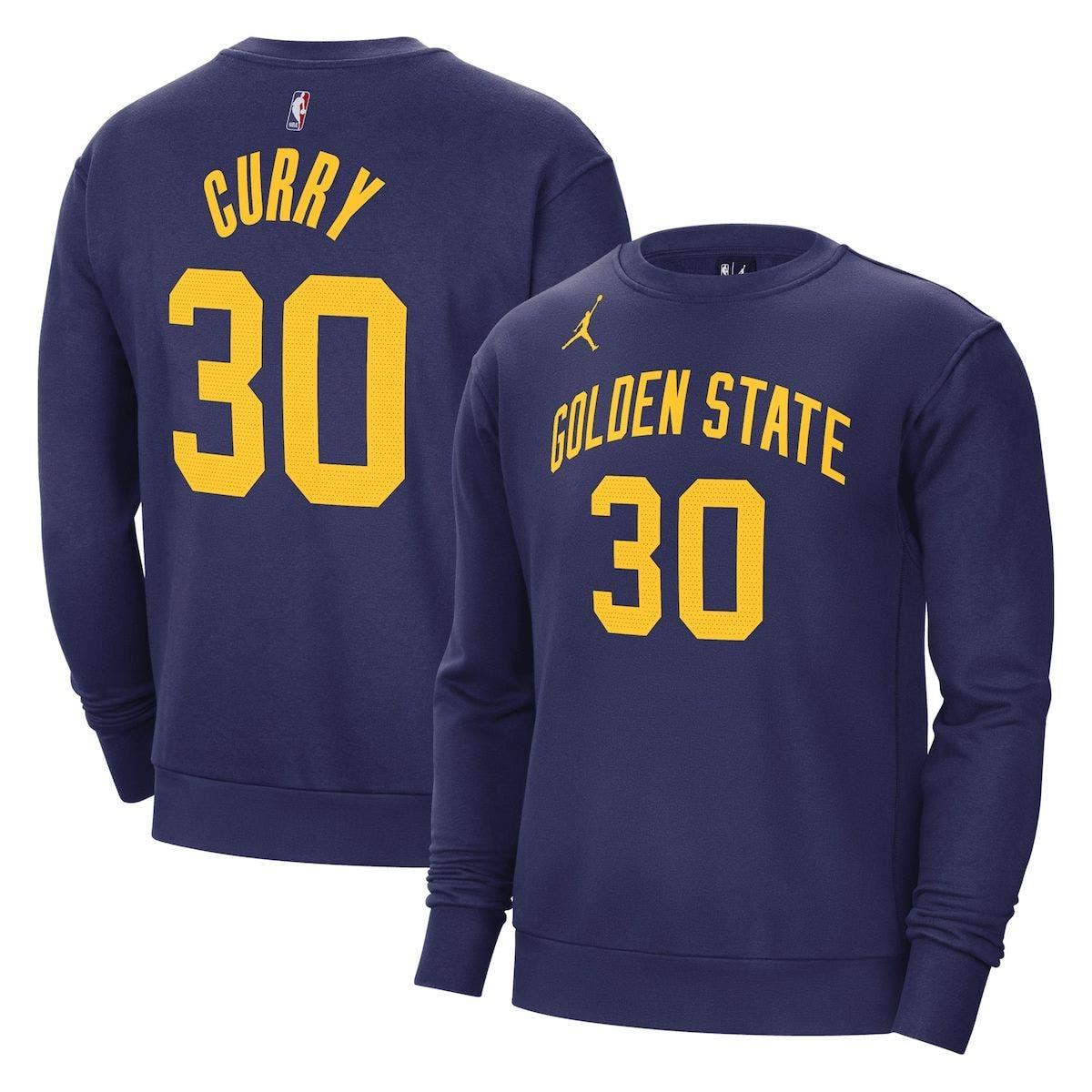 Nike Men's Golden State Warriors Blue Fleece Pullover Hoodie, Medium