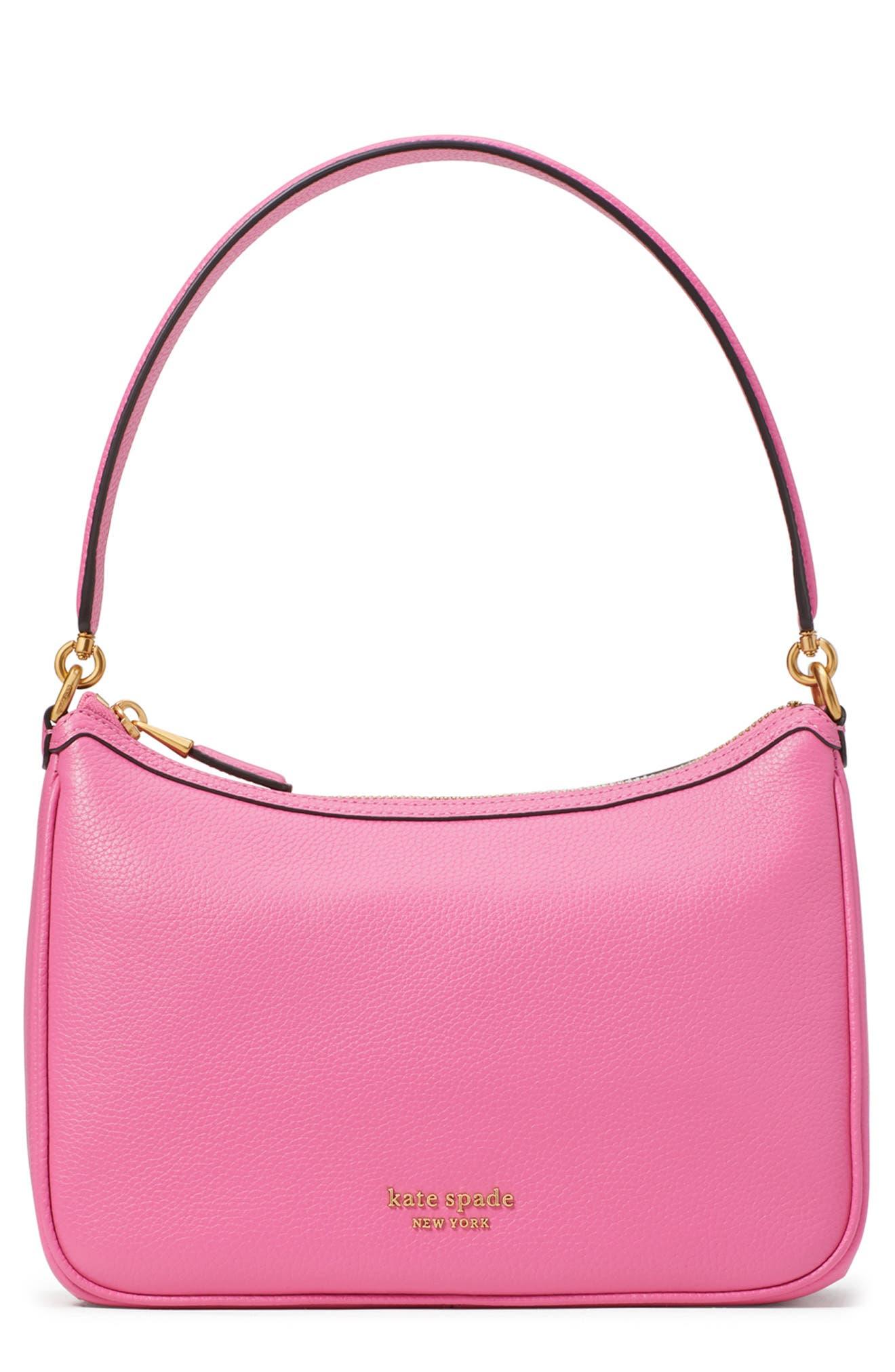 Kate Spade Small Sam Pebble Leather Shoulder Bag in Pink Lyst