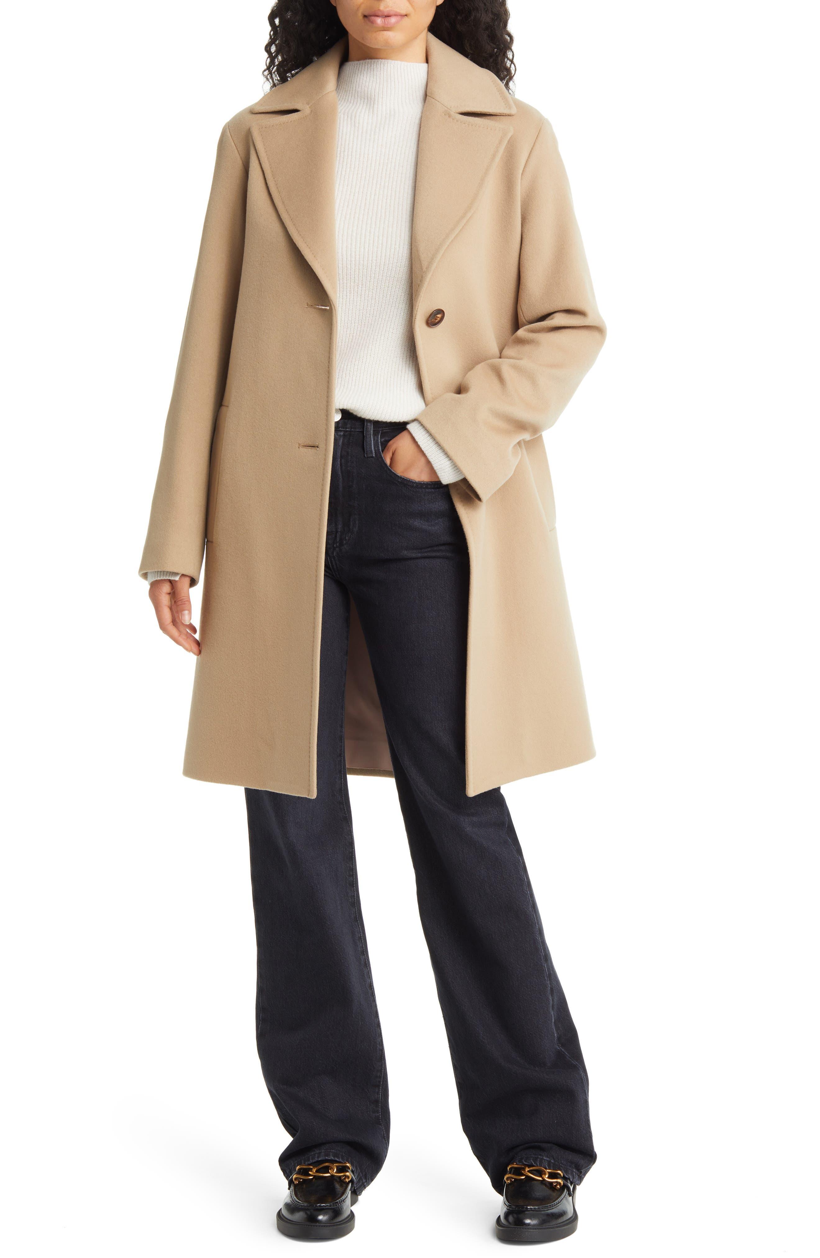Fleurette Stanton Cashmere Coat in Natural Lyst
