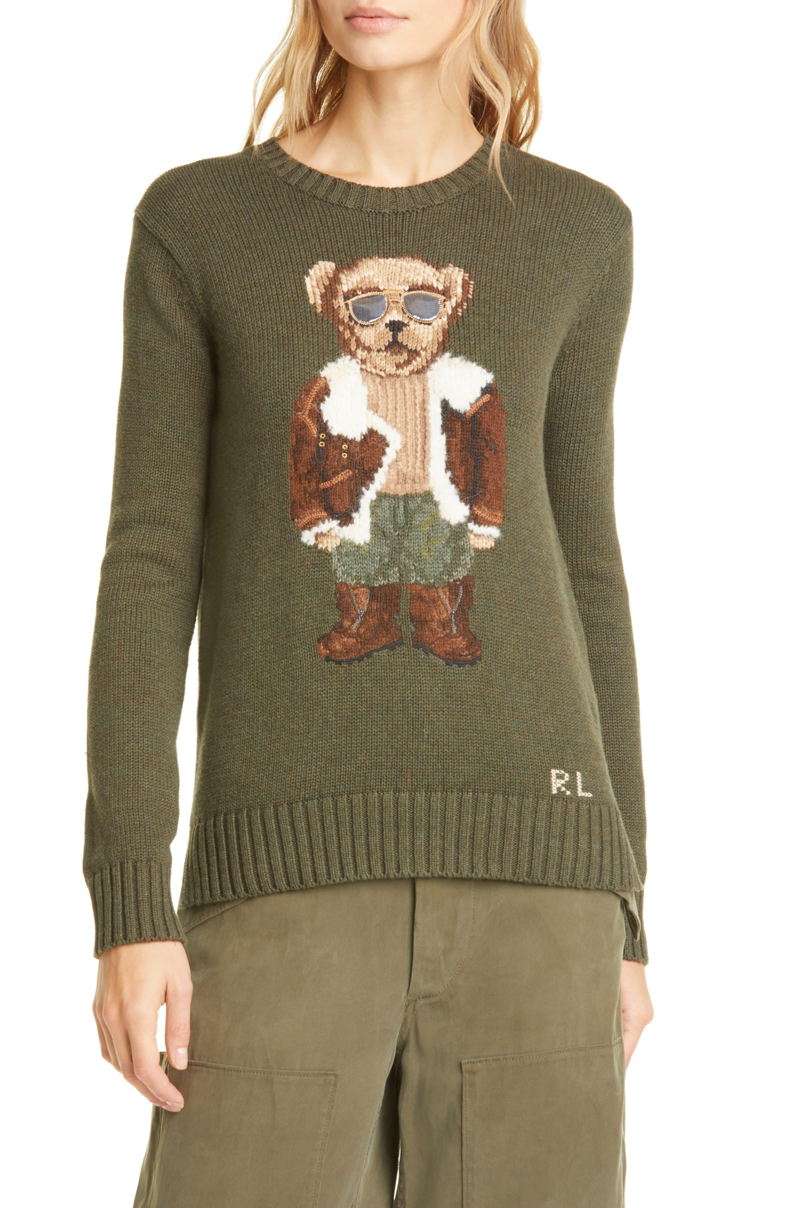 ralph lauren khaki jumper