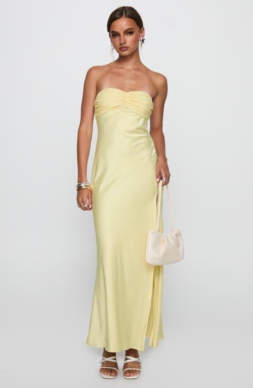 open lace back dress Members Only Maxi Dress | Yellow Floral | Womens