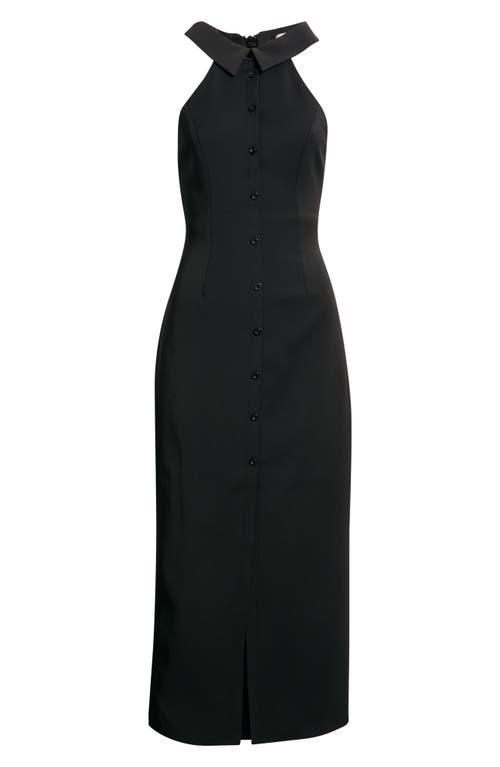 odd muse halter dress MATTEAU | Women's | Plunge Halter Dress | AUBERGINE Dress DAY main image 1