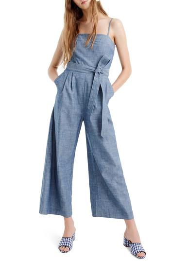 j crew denim jumpsuit