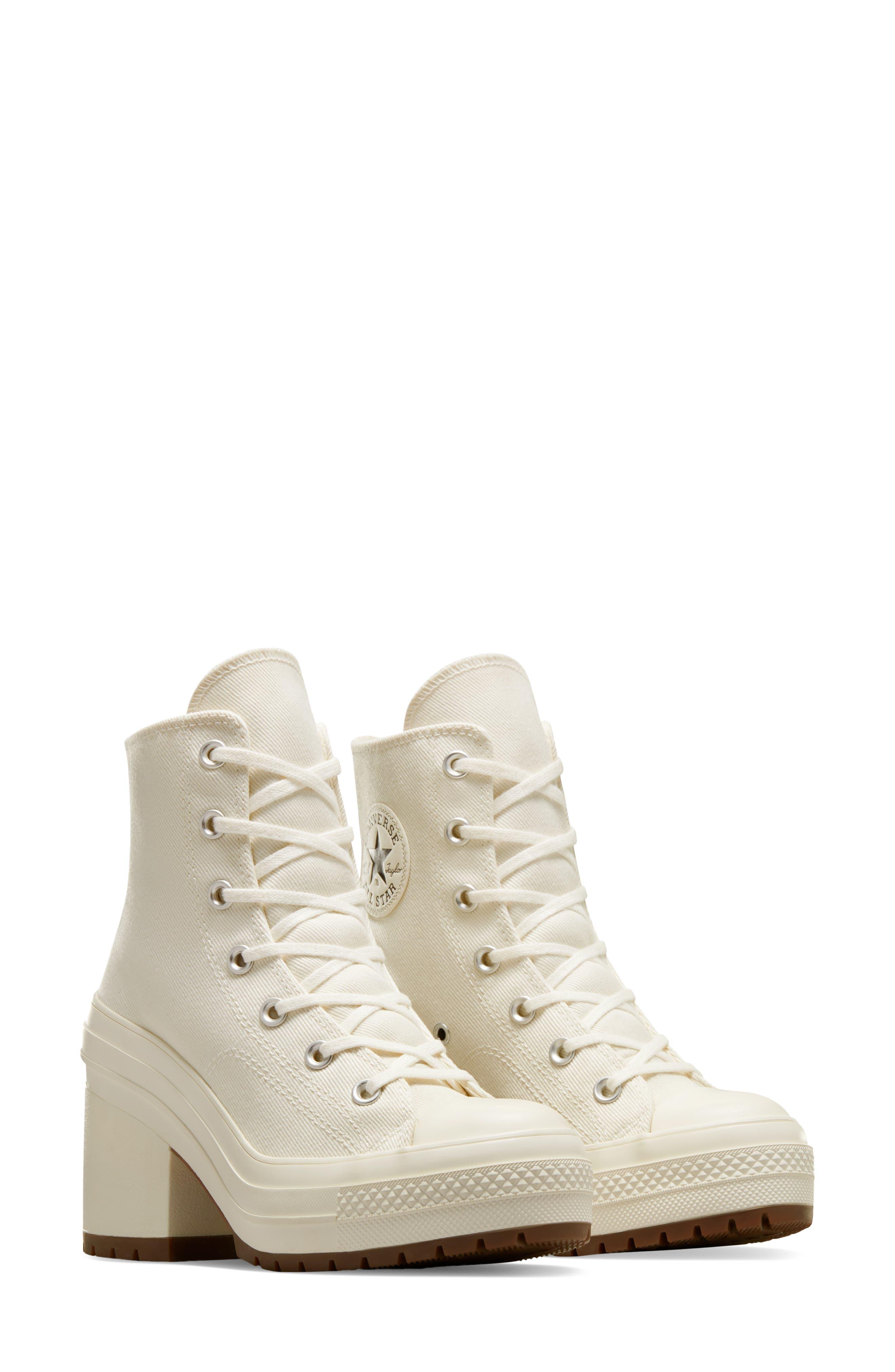 Torrent Transplant Forespørgsel Converse Chuck 70 De Luxe Block Heel Sneaker in White | Lyst