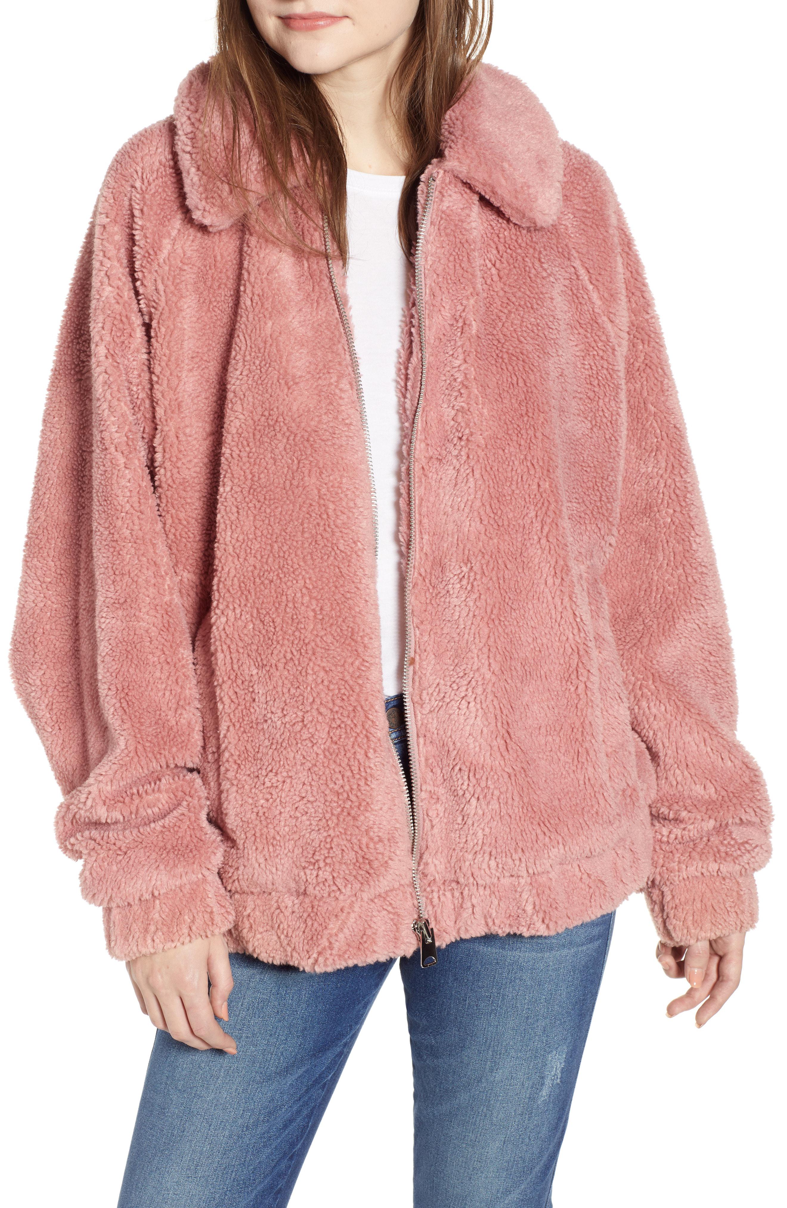 urban outfitters teddy jacket