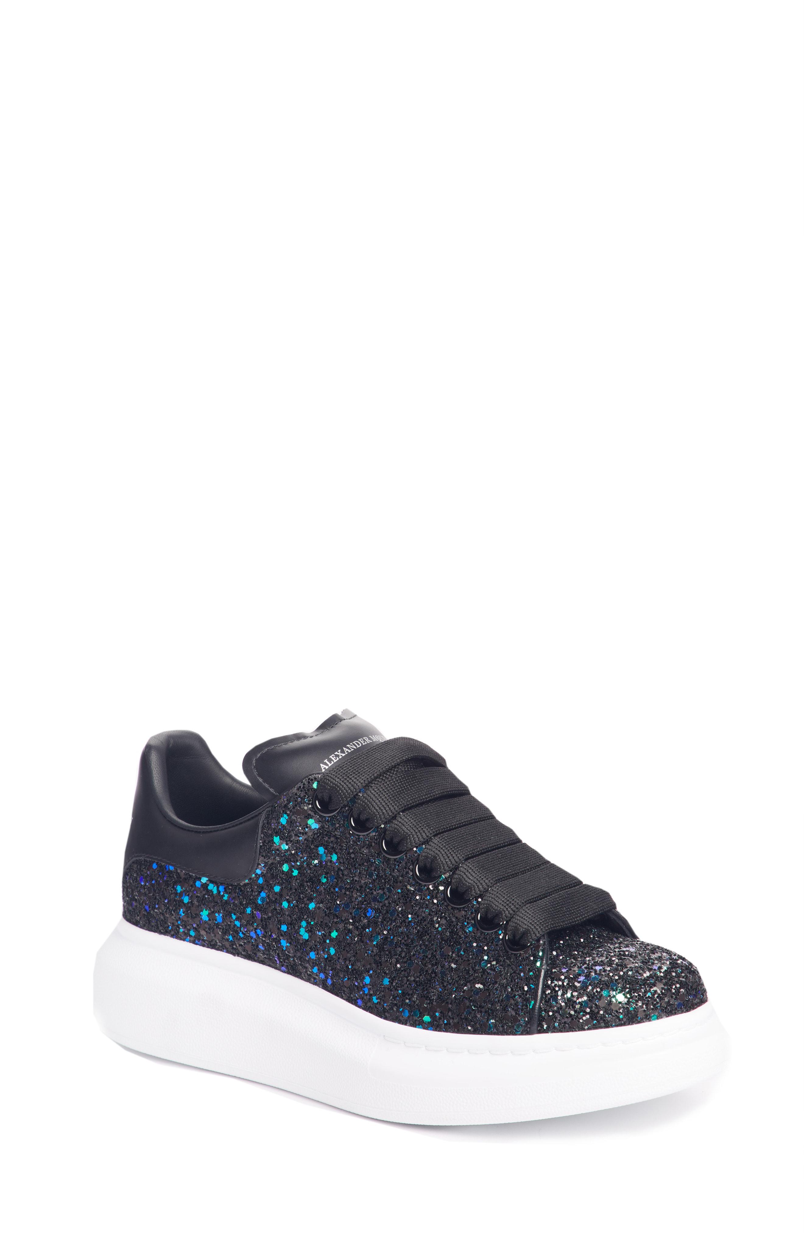 alexander mcqueen glitter bubble sole platform sneaker