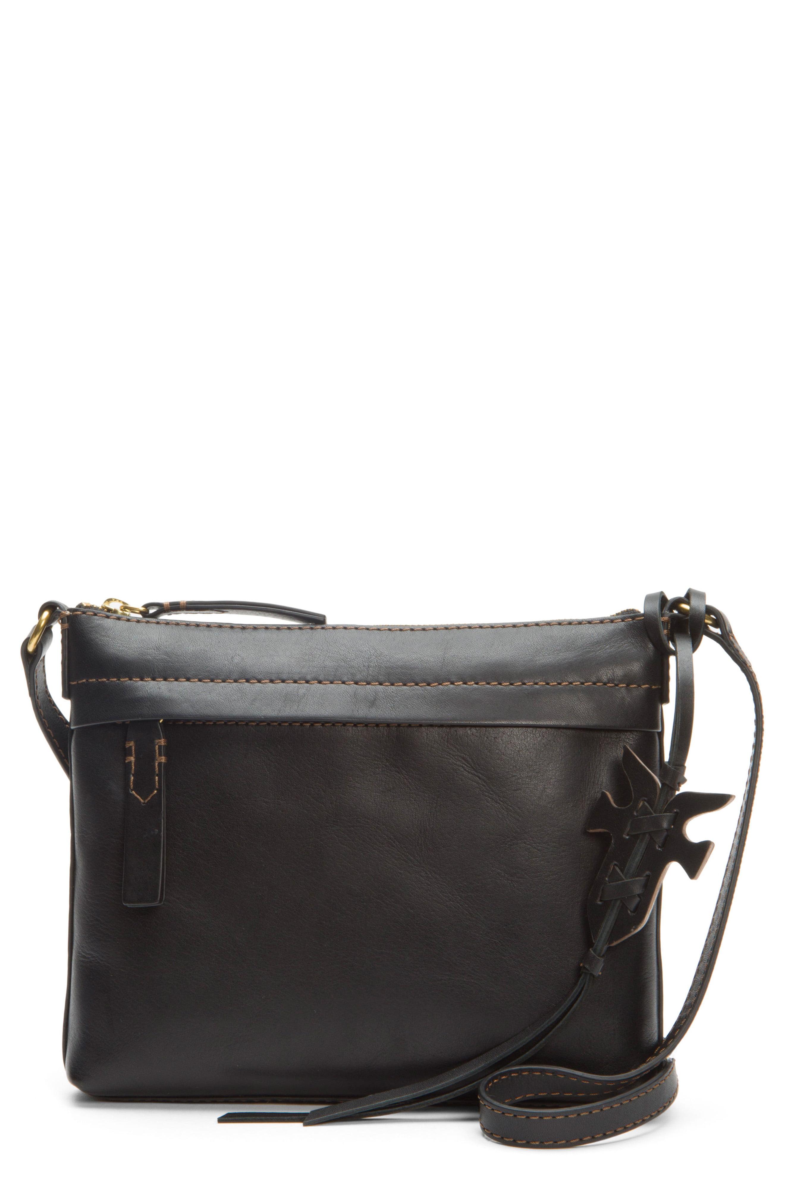 Frye Carson Leather Crossbody Bag in Black Lyst