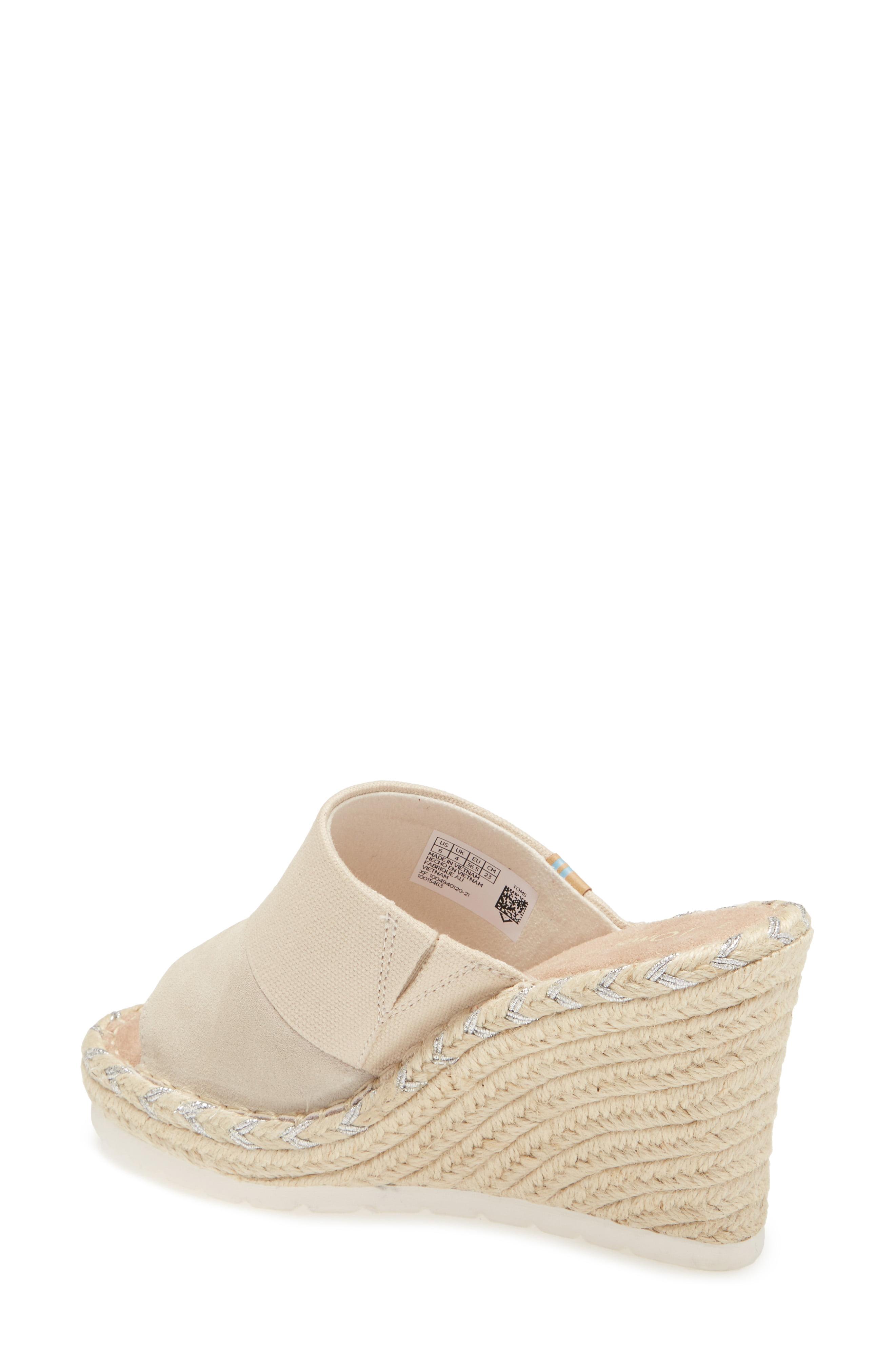 monica espadrille wedge sandal