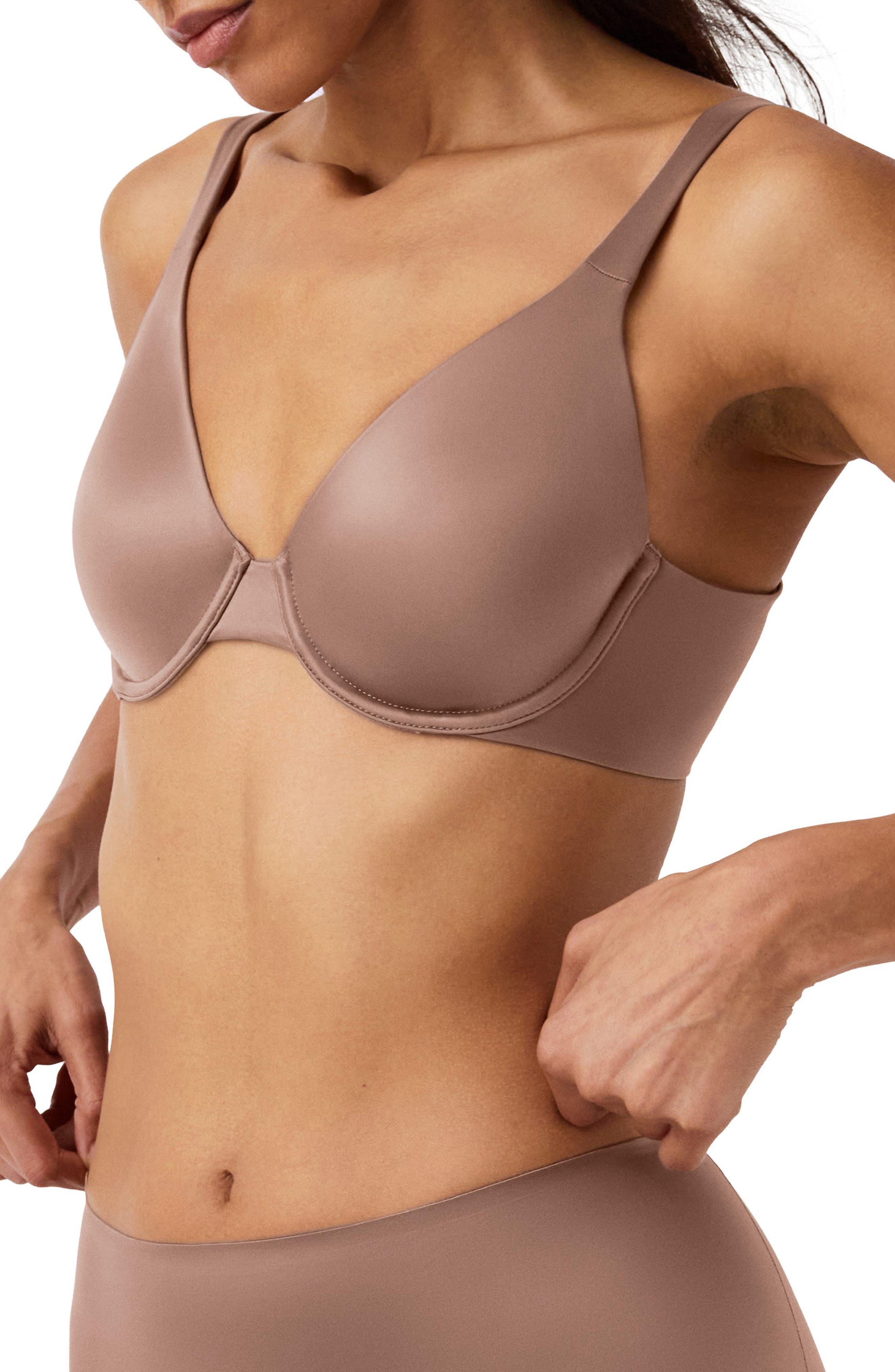 Spanx Full Coverage Underwire Bra in Brown Lyst