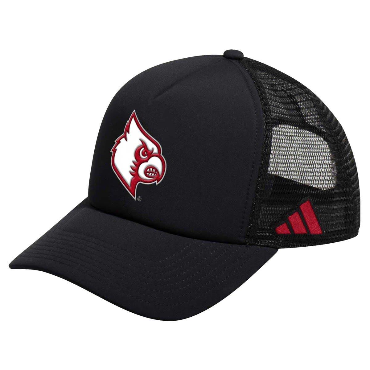 adidas Men's adidas Gray Louisville Cardinals On-Field Baseball Fitted Hat