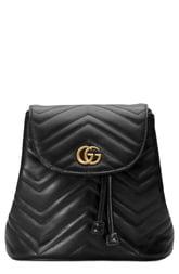 gg marmont 2.0 matelassé leather mini backpack
