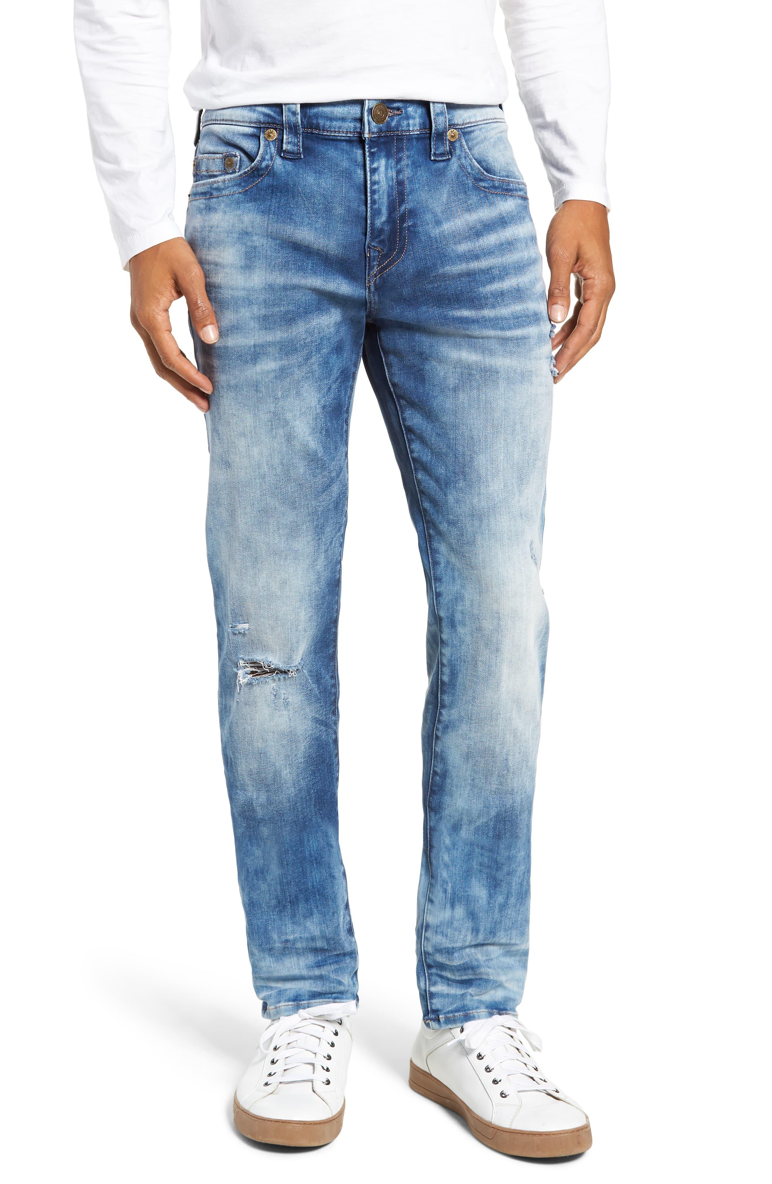 True Religion Denim Rocco Skinny Fit Jeans in Blue for Men - Lyst