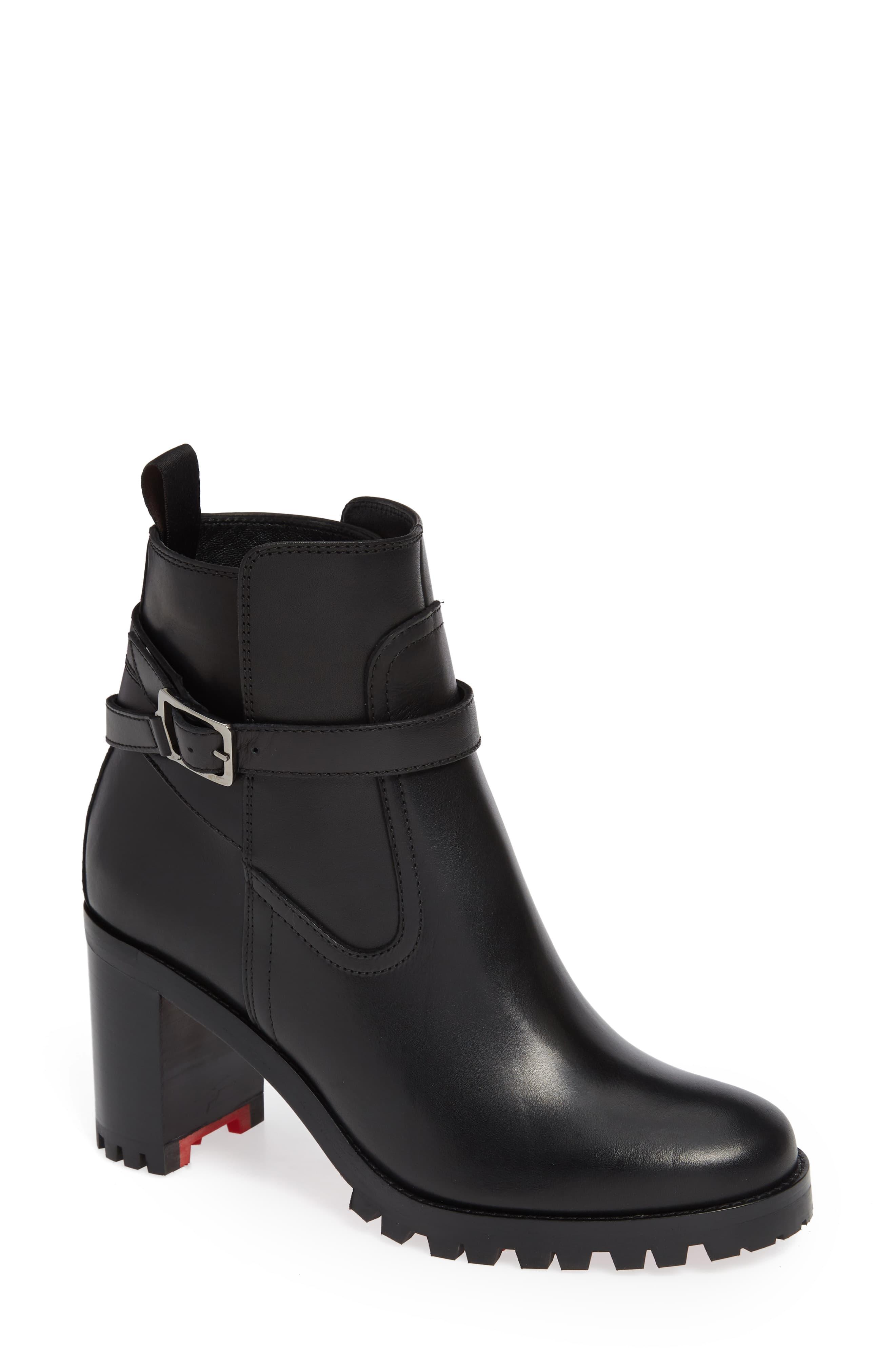 christian louboutin trapeurdekoi leather ankle boots