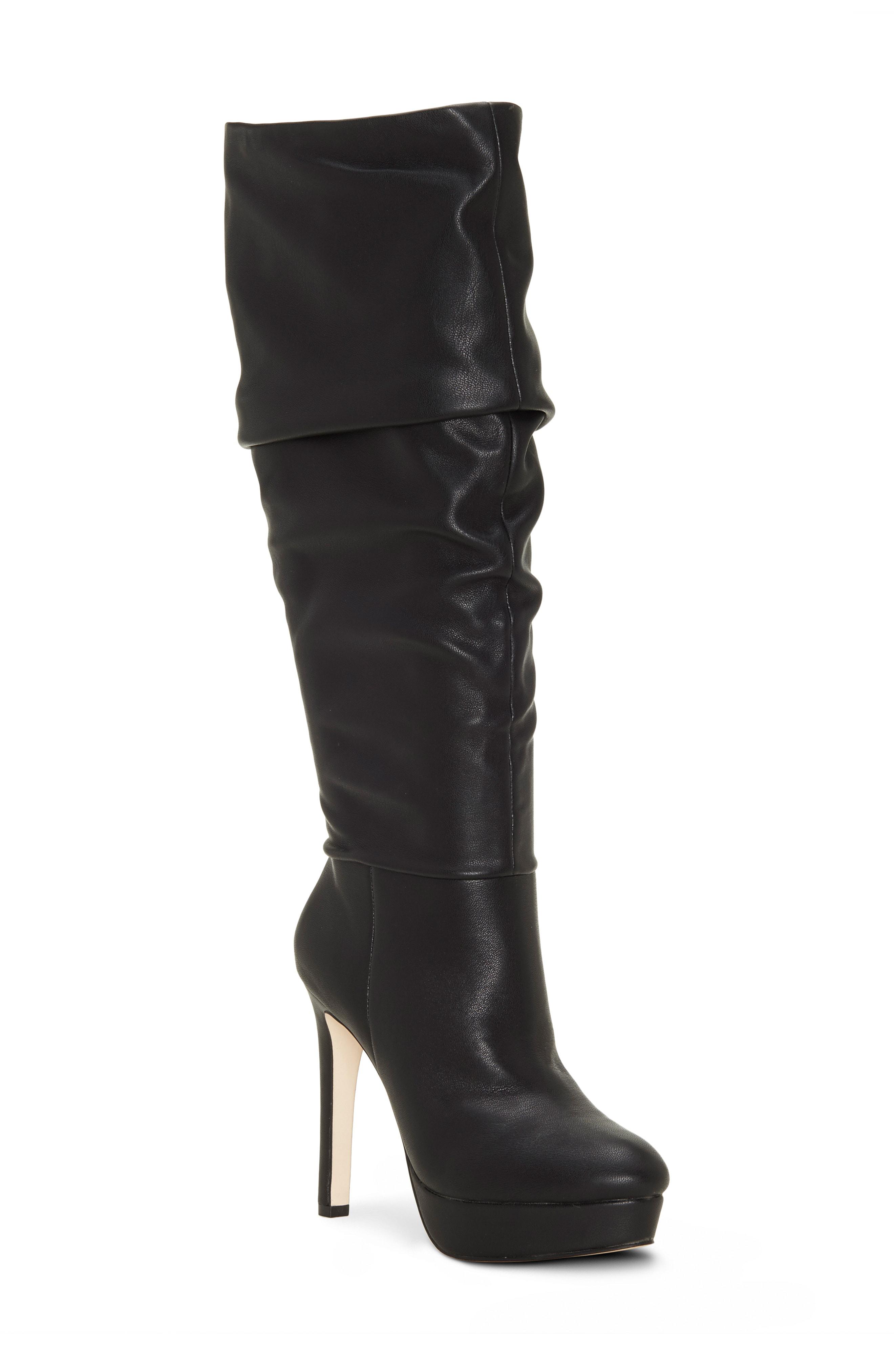 jessica simpson black knee high boots