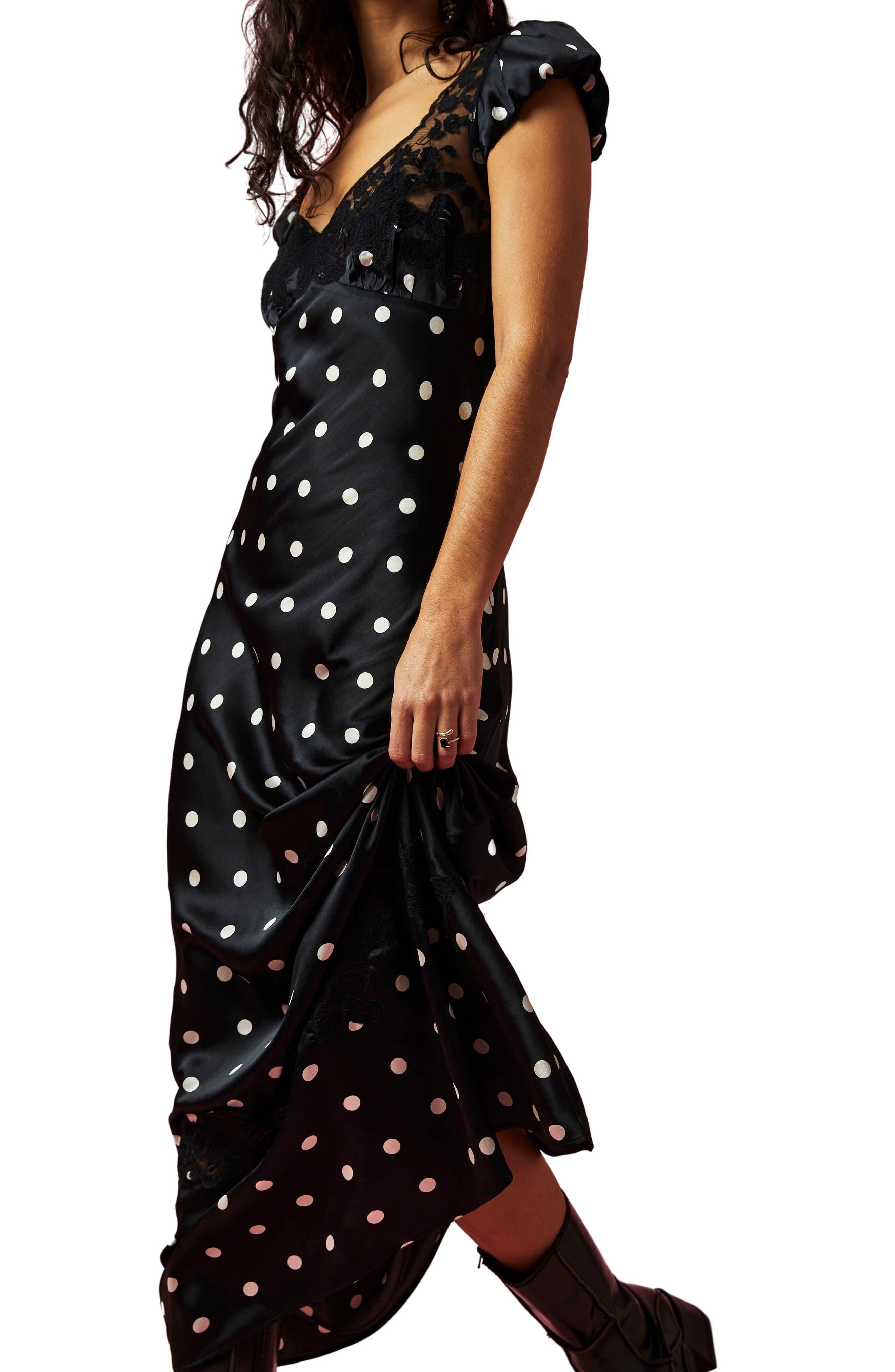 Free people clearance black comb dress