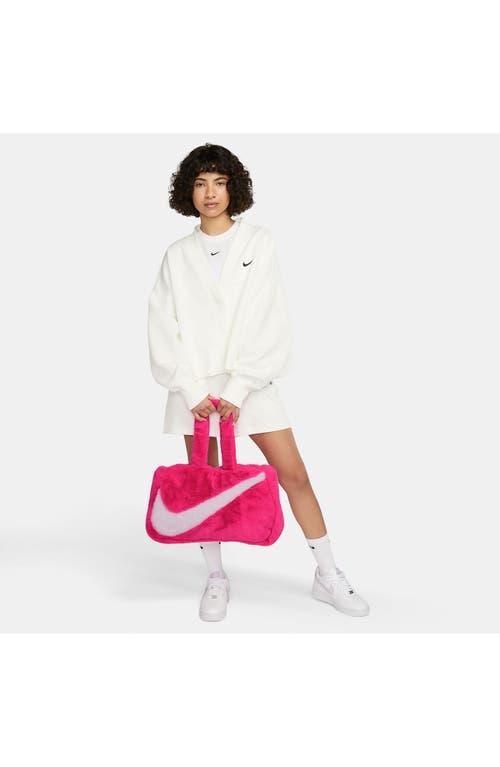 fluffy nike duffel bag