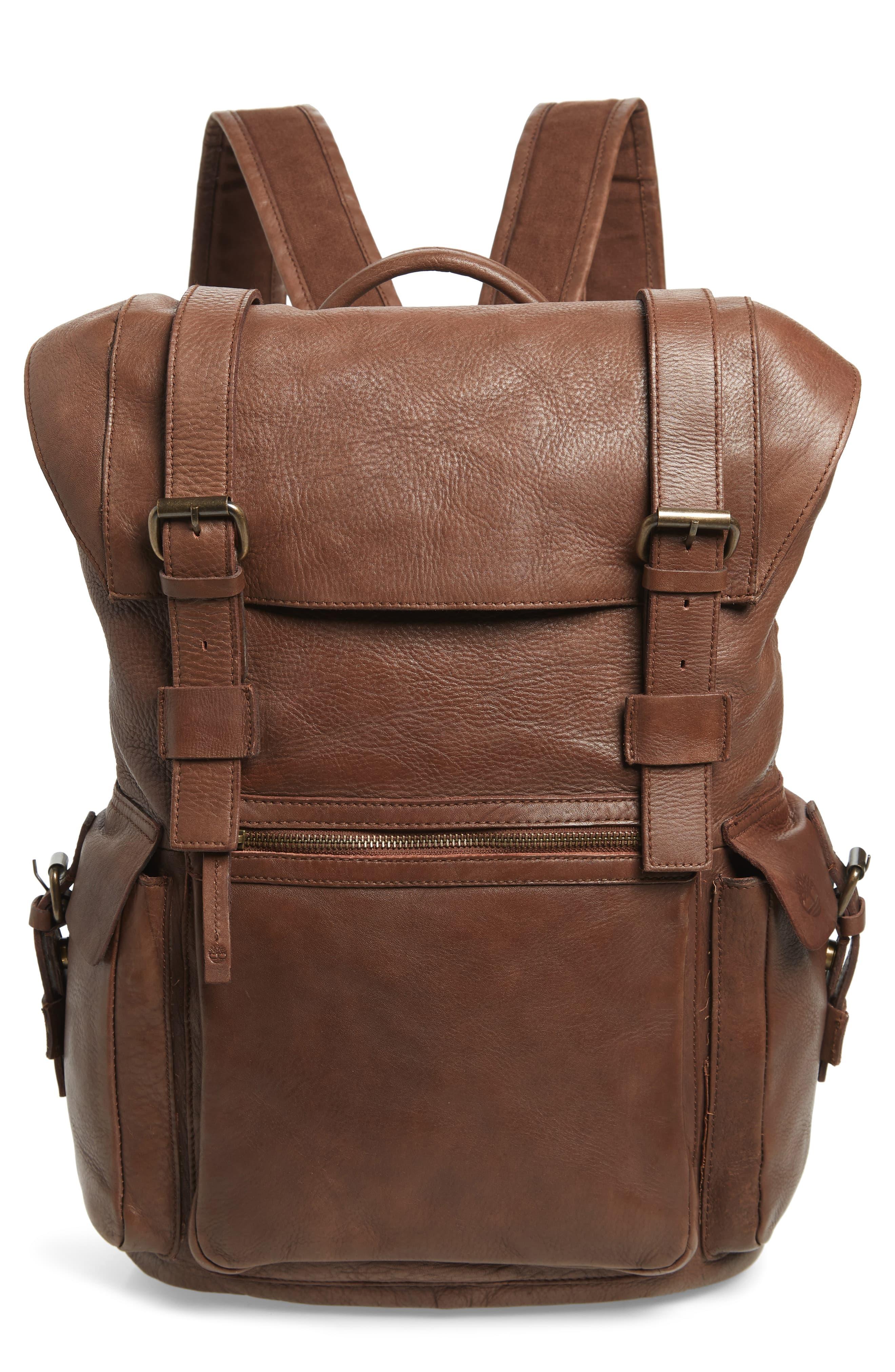 timberland backpack brown