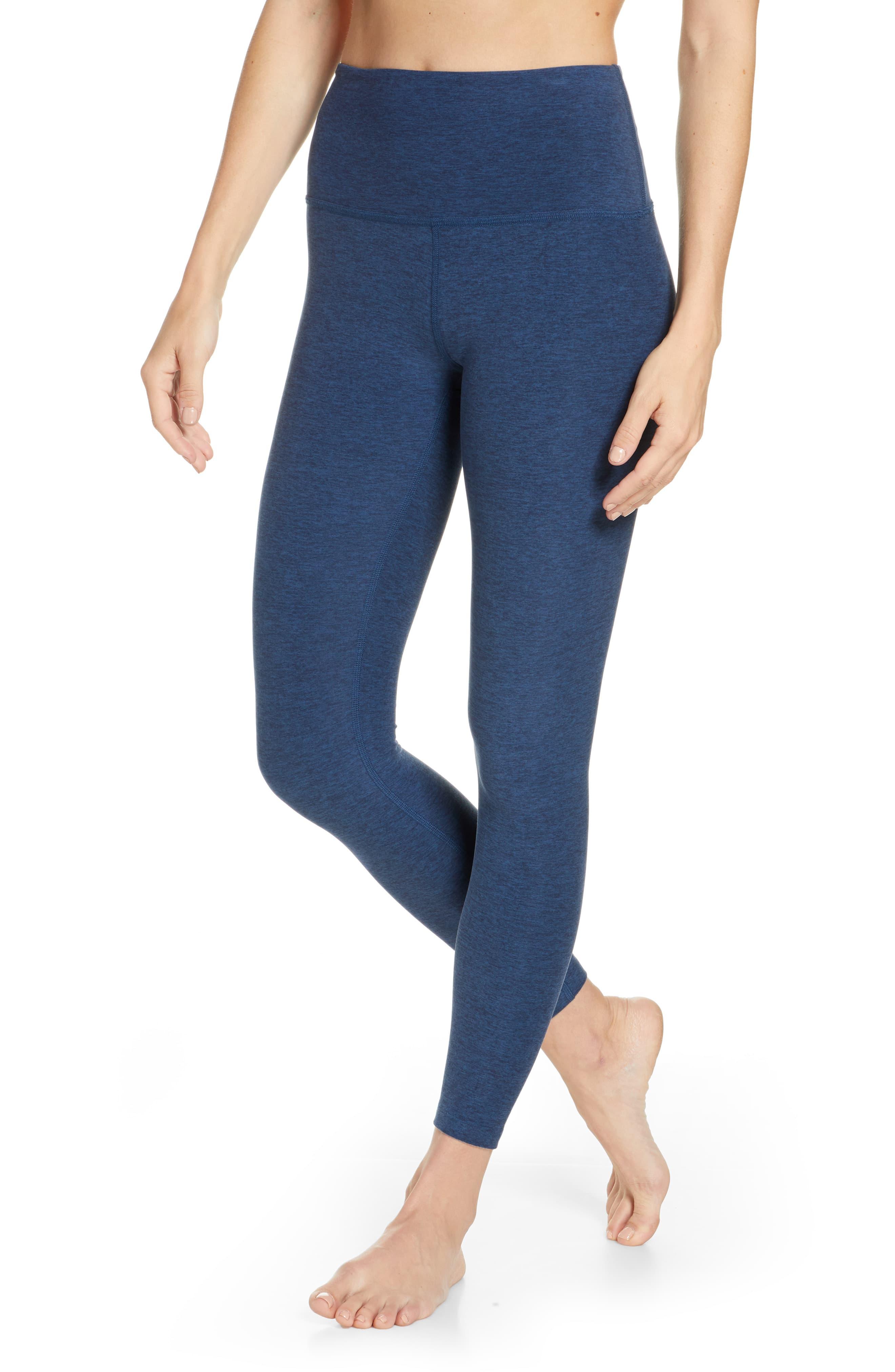 beyond yoga blue leggings