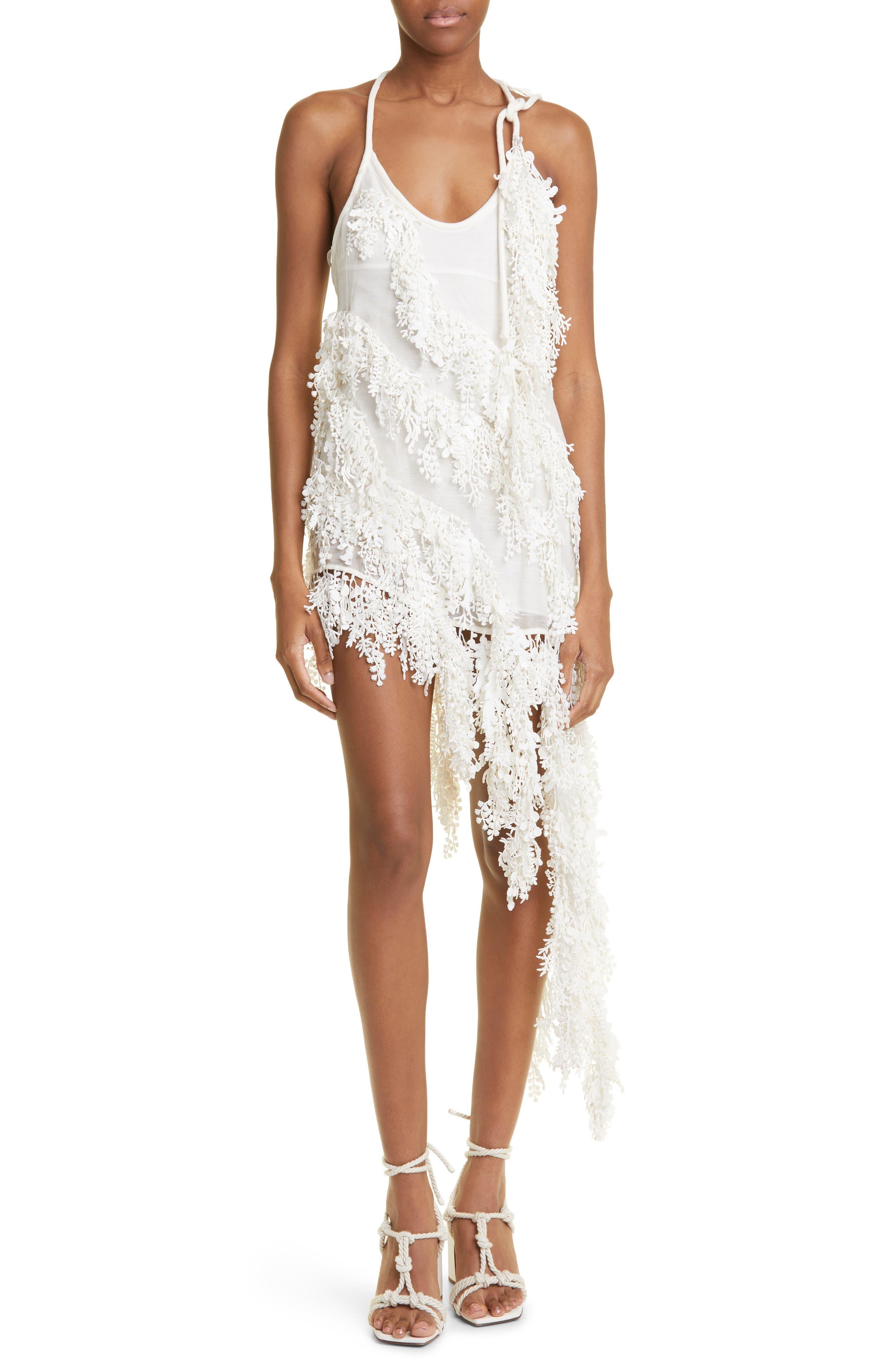 Zimmermann Tama Sequin Tank Minidress in White | Lyst
