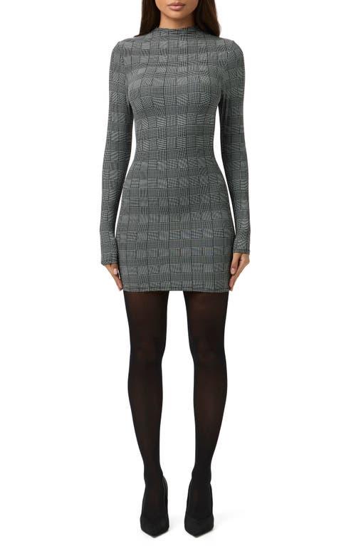 cocktail mini dress long sleeve Shona Joy - Iridescent Long Sleeve Mini Dress