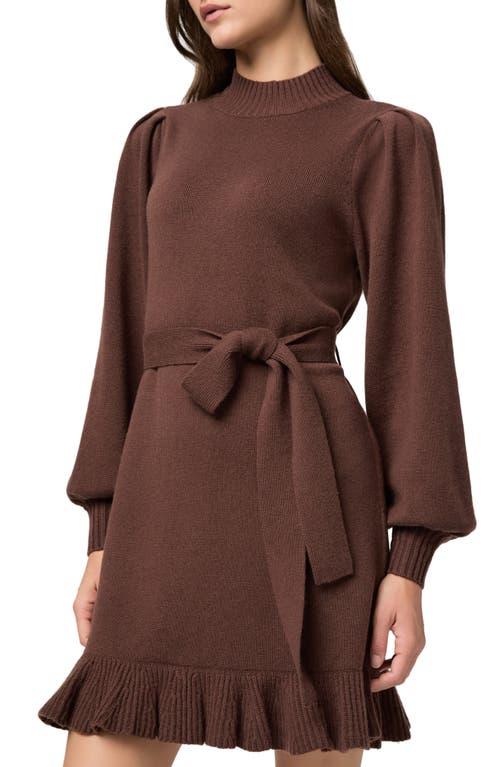long brown knit dress Makenna Knit Dress - Brown main image 0