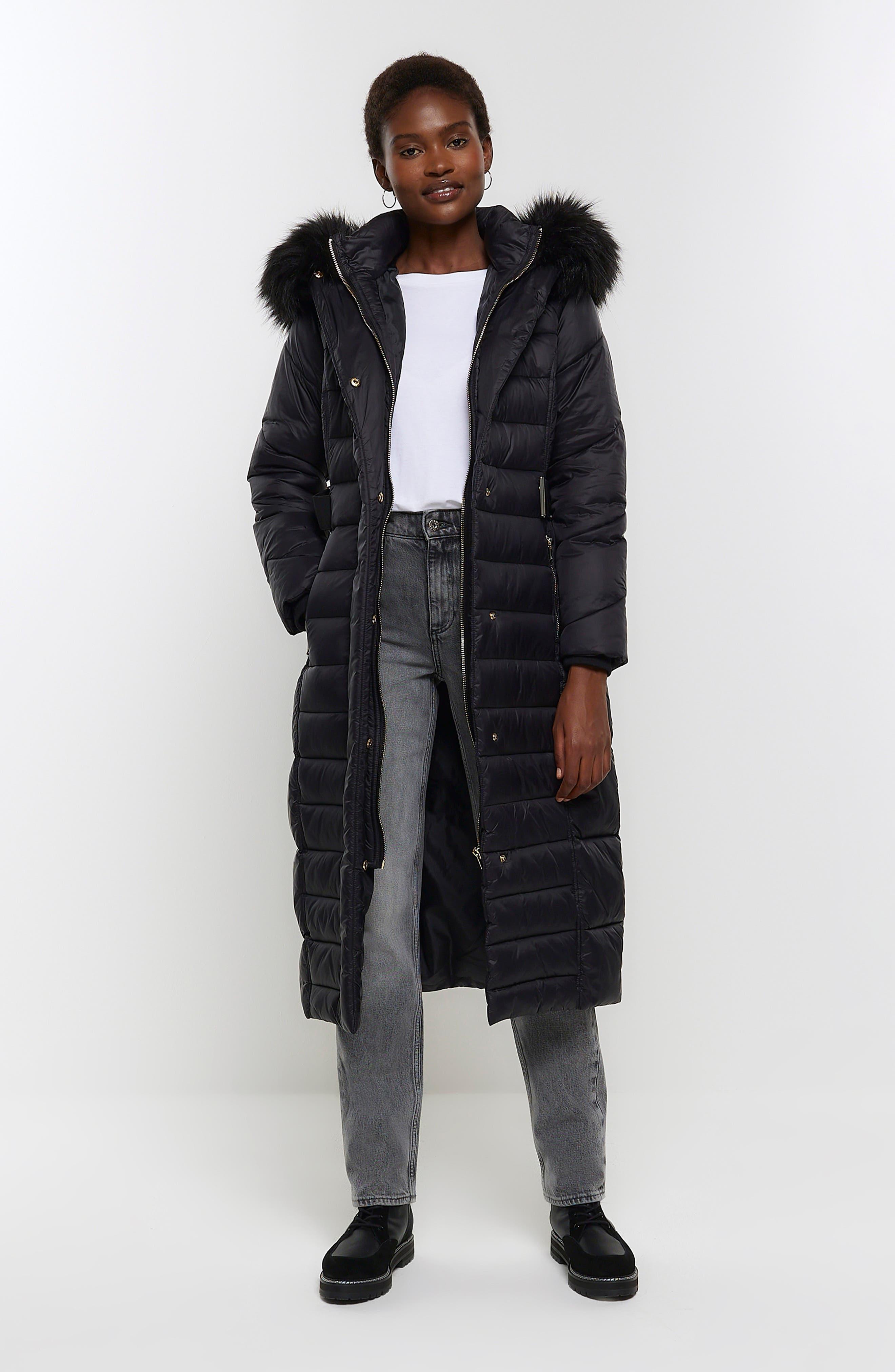 Belted Longline Puffer Jacket