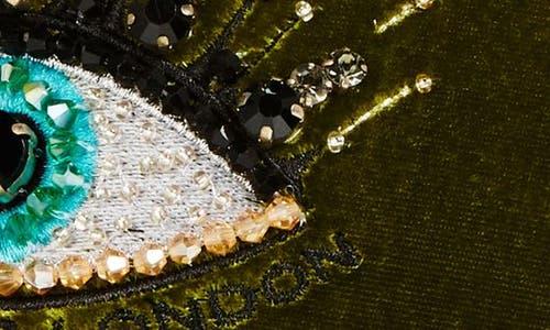 Kurt Geiger Embellished Evil Eye Baseball Cap in Green | Lyst display picture 3