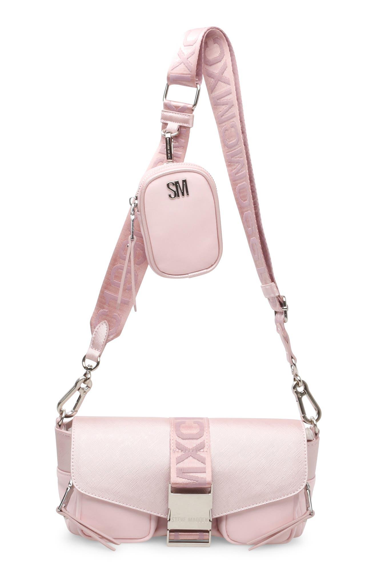 Steve Madden Move Utility Messenger Bag in Pink | Lyst