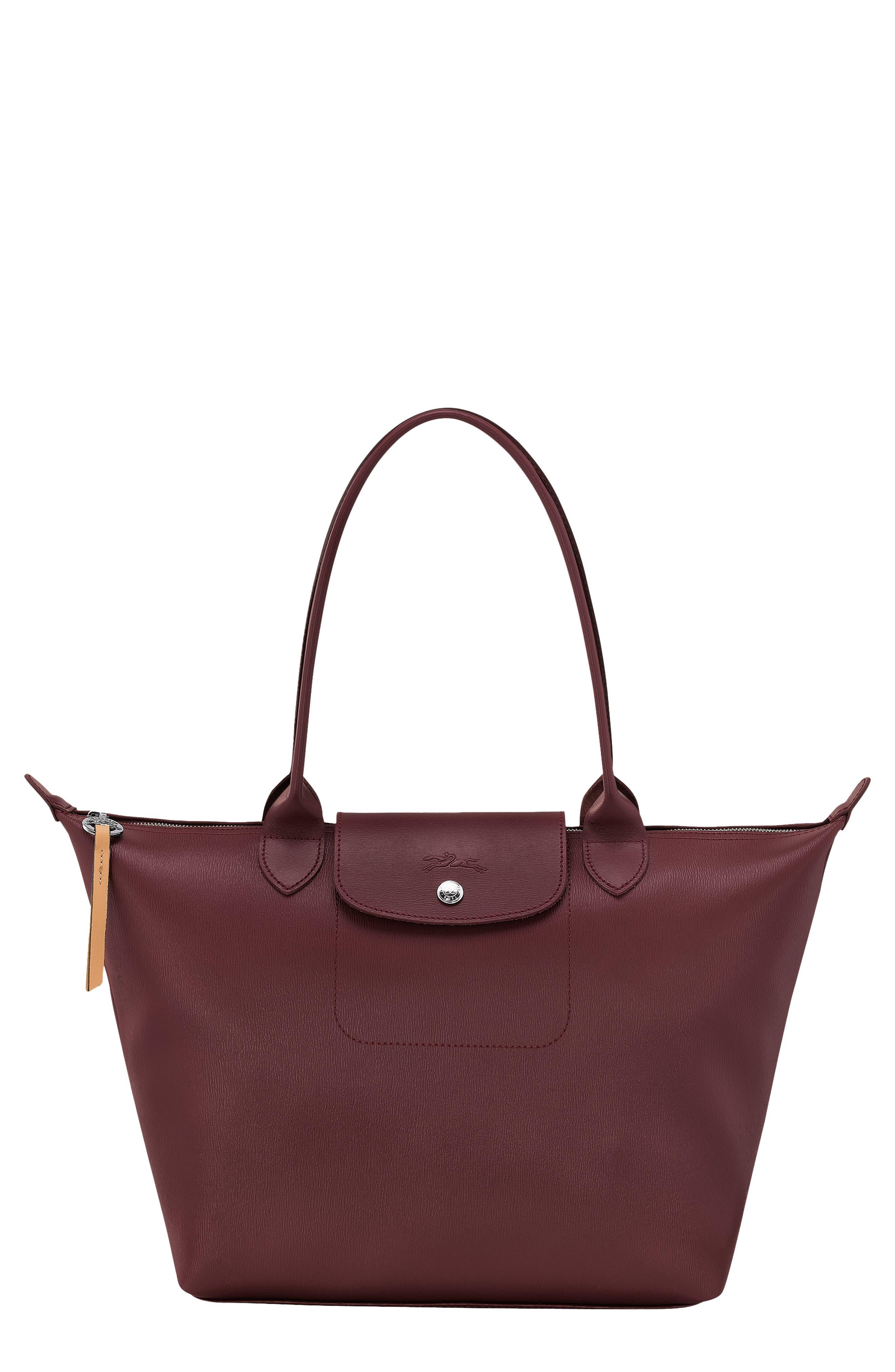 Longchamp Medium Le Pliage Shoulder Tote in Purple Lyst