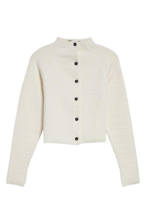 ダウンジャケット・コート JACQUEMUS WOMEN The Scala Cardigan Off-White JACQUEMUS: Off-White La Croisière 'The Scala' Cardigan | SSENSE