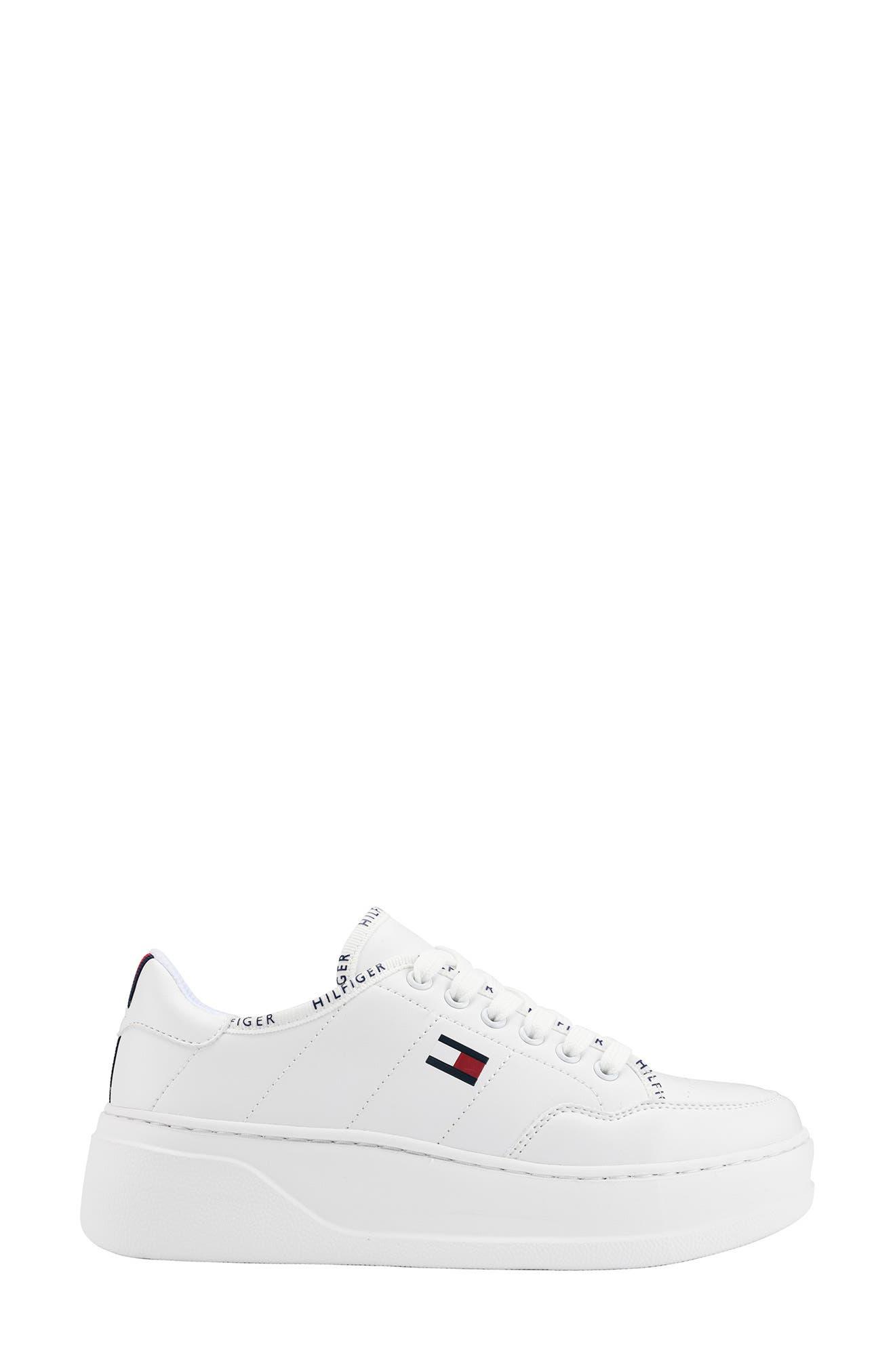 Tommy Hilfiger Grazie Platform Sneaker in White | Lyst