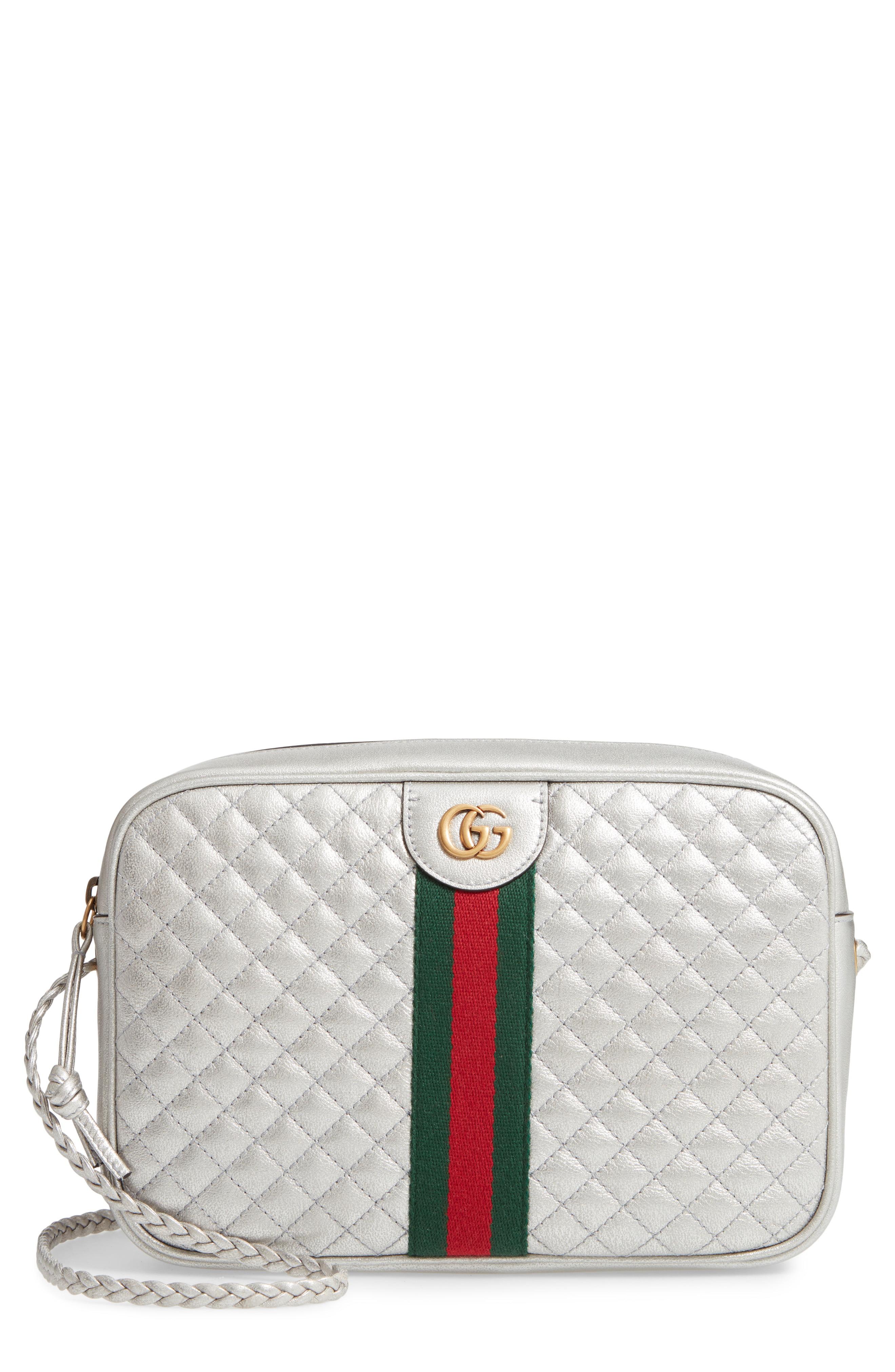 gucci silver crossbody