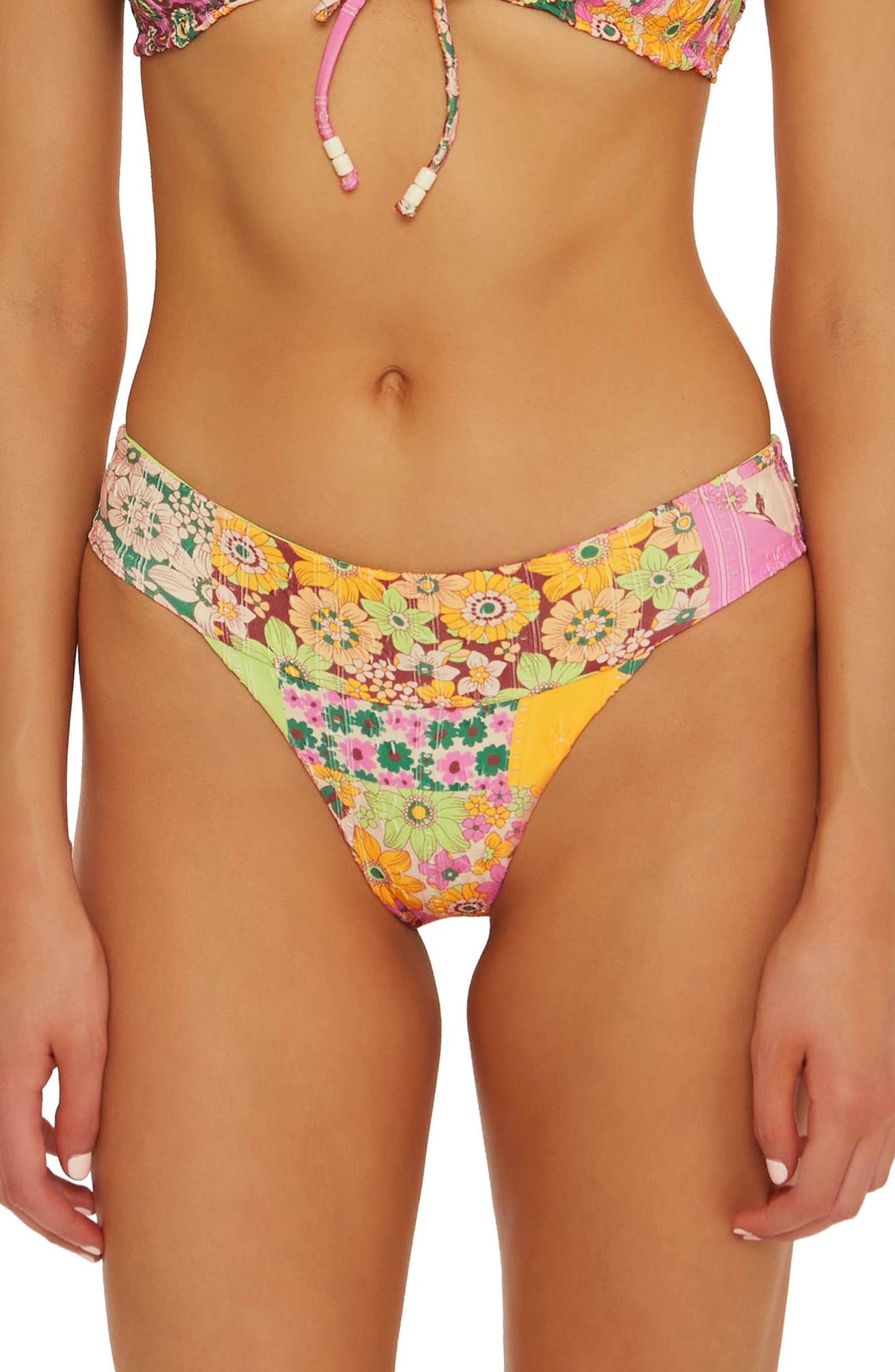 Isabella Rose Embrace Maui Swim Bottoms in Yellow | Lyst