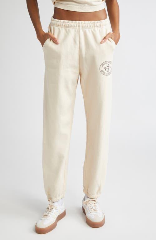 Sporty & Rich Riding Club Sweatpants in Natural | Lyst