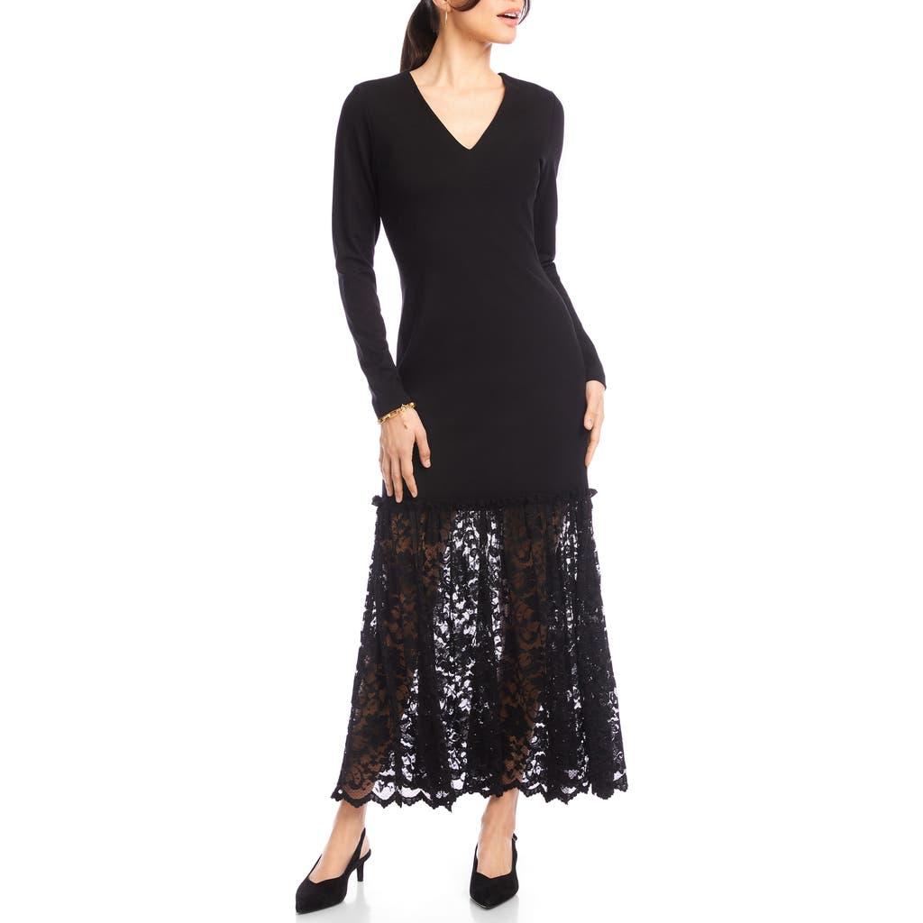 karen kane black maxi dress Dress Casual Maxi By Karen Kane In Black, Size: L Clothes Mentor Westerville OH #126