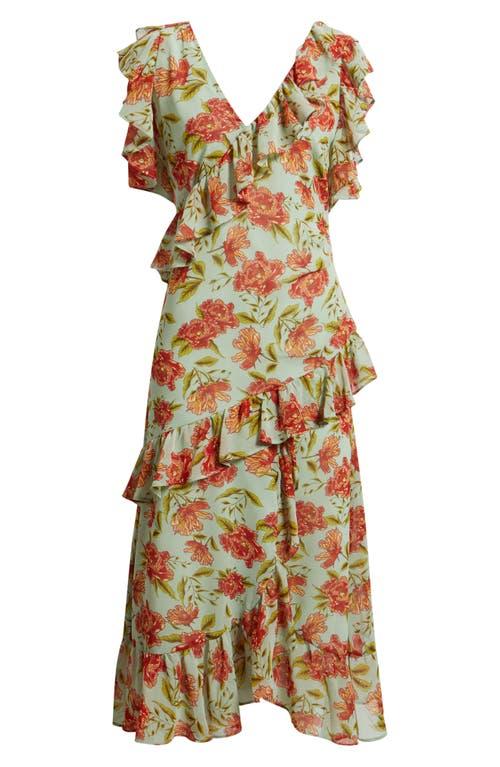 chelsea28 ruffle tiered chiffon midi dress reviews Ruffle Tiered Chiffon Midi Dress (Women)